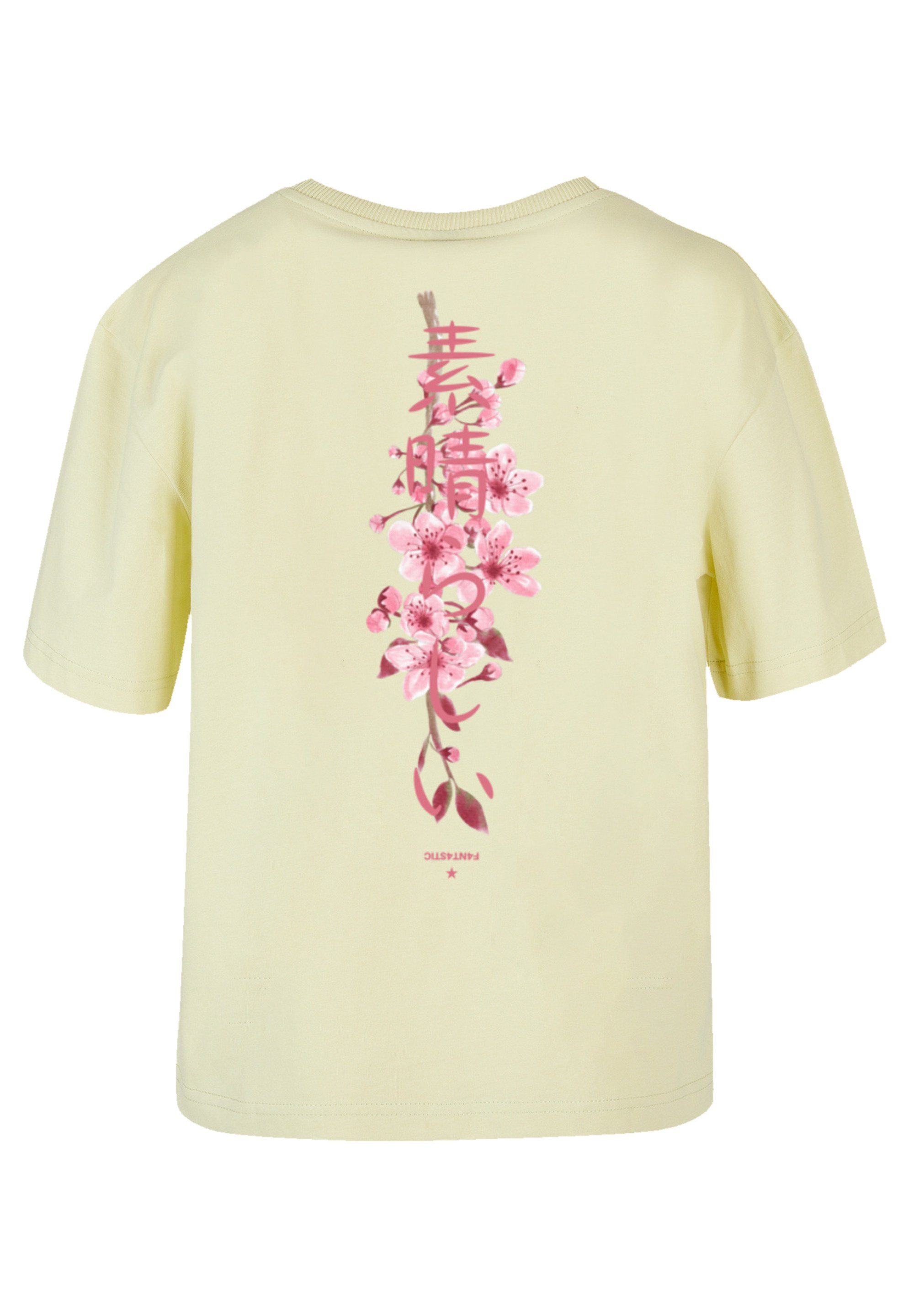 F4NT4STIC T-Shirt Cherry Blossom Print, Fällt weit aus, bitte eine Größe  kleiner bestellen | T-Shirts