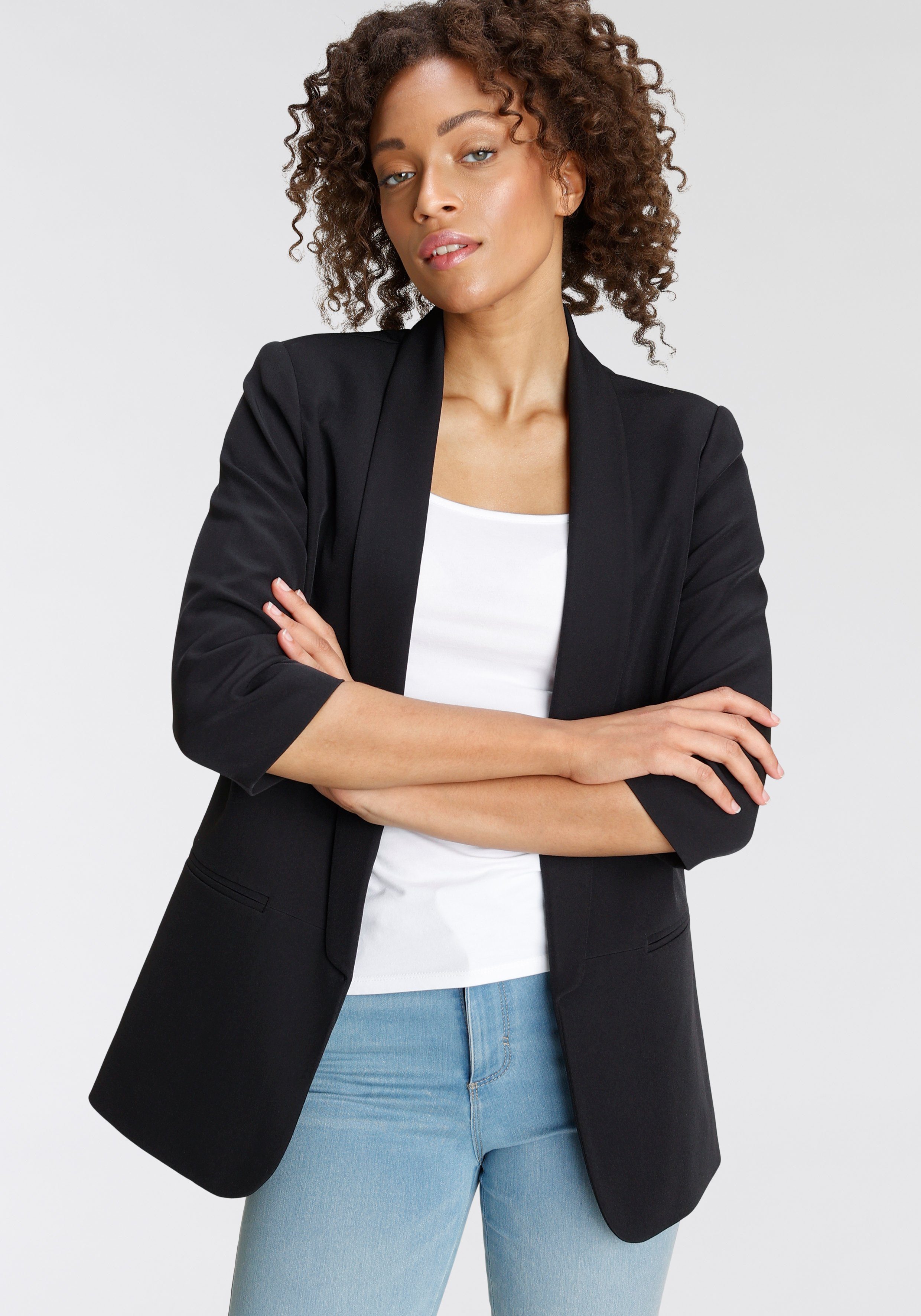 ONLY Kurzblazer ONLELLA 3/4 BLAZER TLR mit 3/4 Ärmel black | Kurzblazer