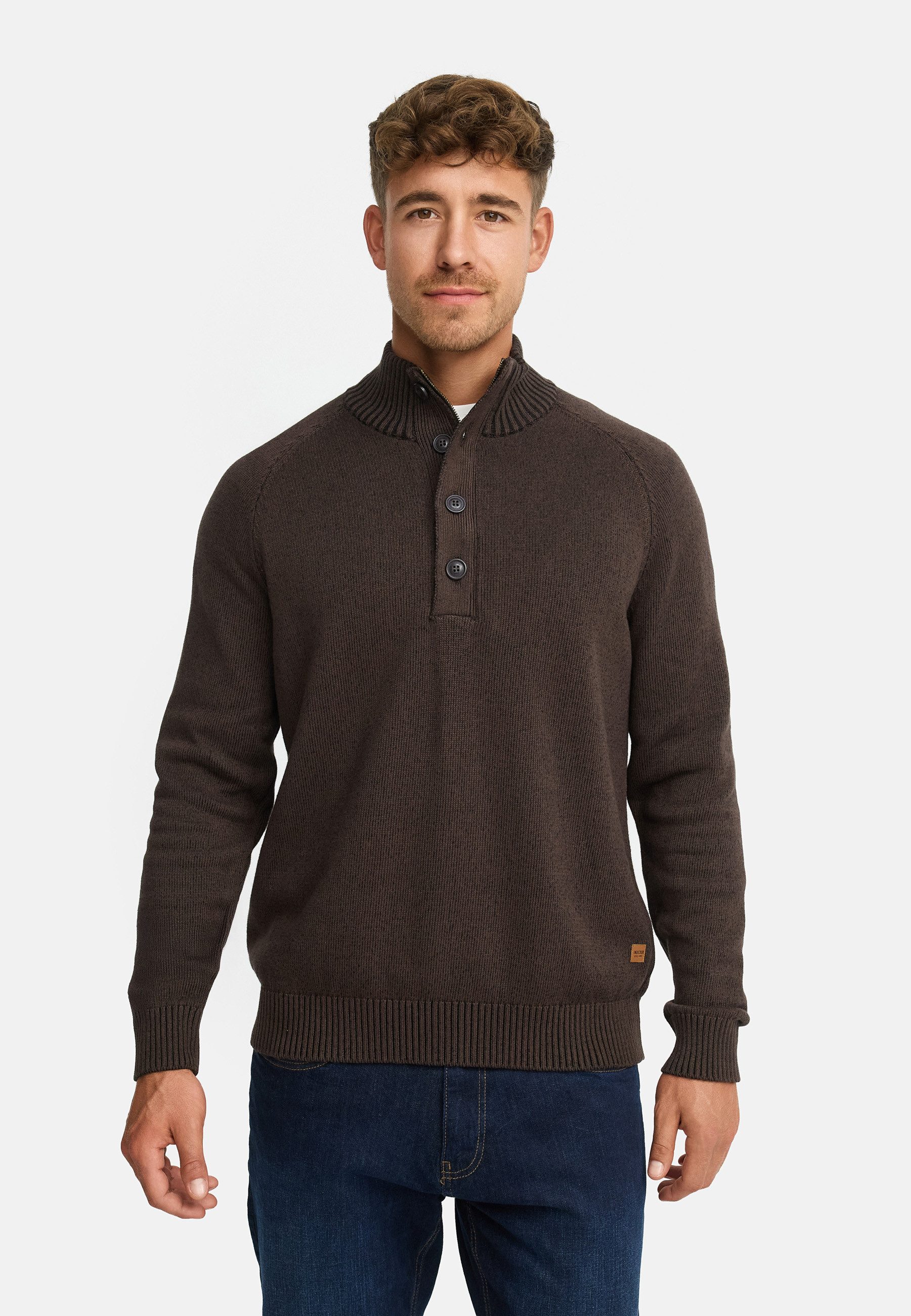 Indicode Strickpullover Herren INRajas Pullover Herrenpullover Herren Stric günstig online kaufen