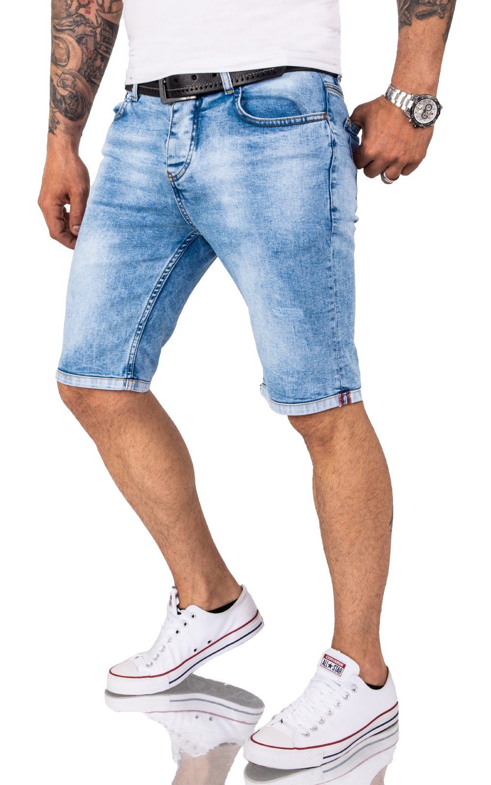 Herren RC-2207 Jeansshorts Denim Creek Jeansshorts Rock