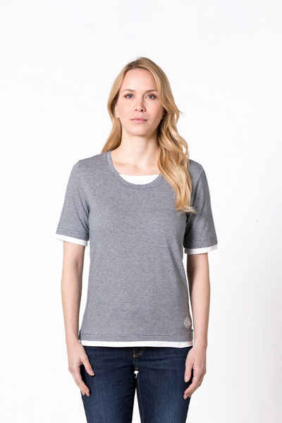 SER T-Shirt »Shirt, Two-in-one Optik W5220101 auch in großen Größen«