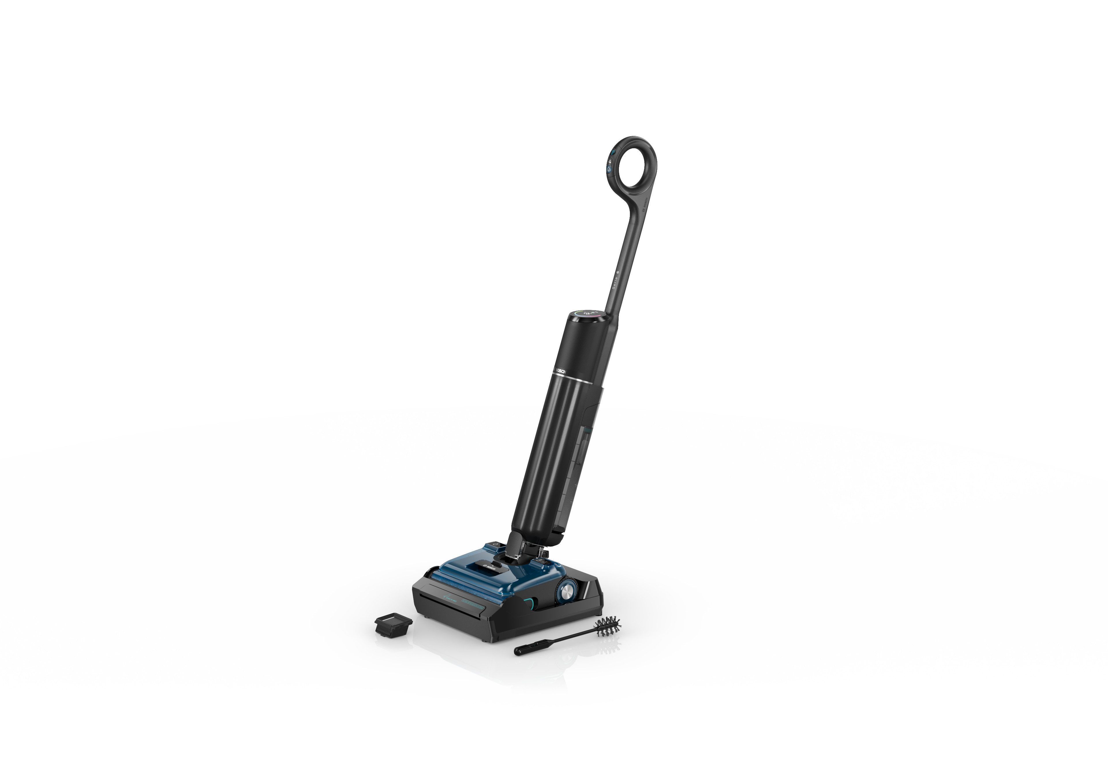 BOSCH Nass-Trocken-Sauger OneFlow Serie 6 BHF61BM/BHF61BS, Selbstreinigung, 24.000 PA Saugkraft, Saugen & Wischen in einem, Anti-Haarverwicklung