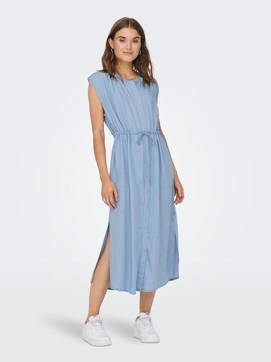 ONLY Onldia SL Cut DNM Dress LB Qyt, Mezclilla De Color Azul Claro, XCH