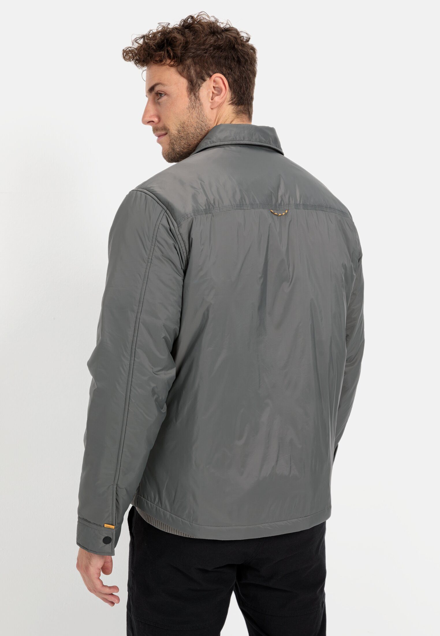 camel active Hemdjacke mit Druckknöpfe Markenlabel günstig online kaufen