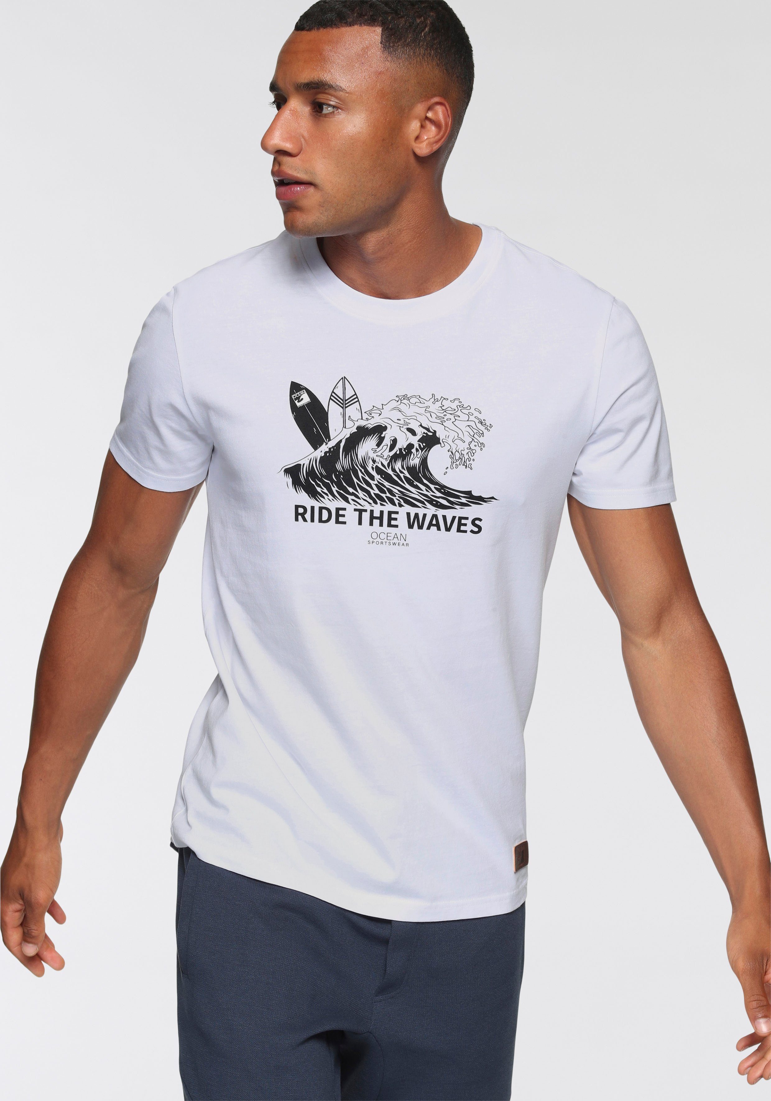 Ocean Sportswear T-Shirt weiß