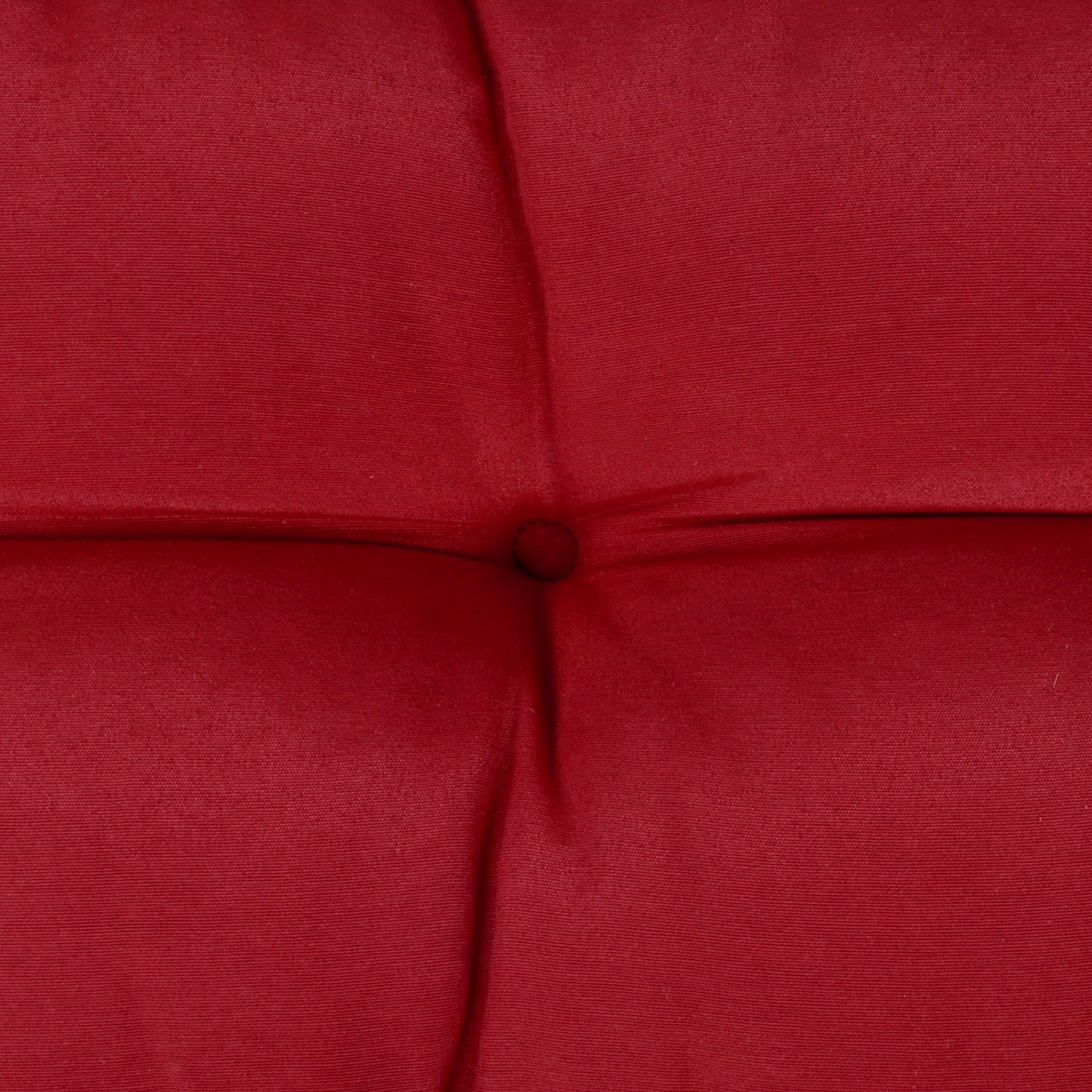 Palettenkissen Sitzkissen Style, Rot Beautissu Rücken 120x40x20cm