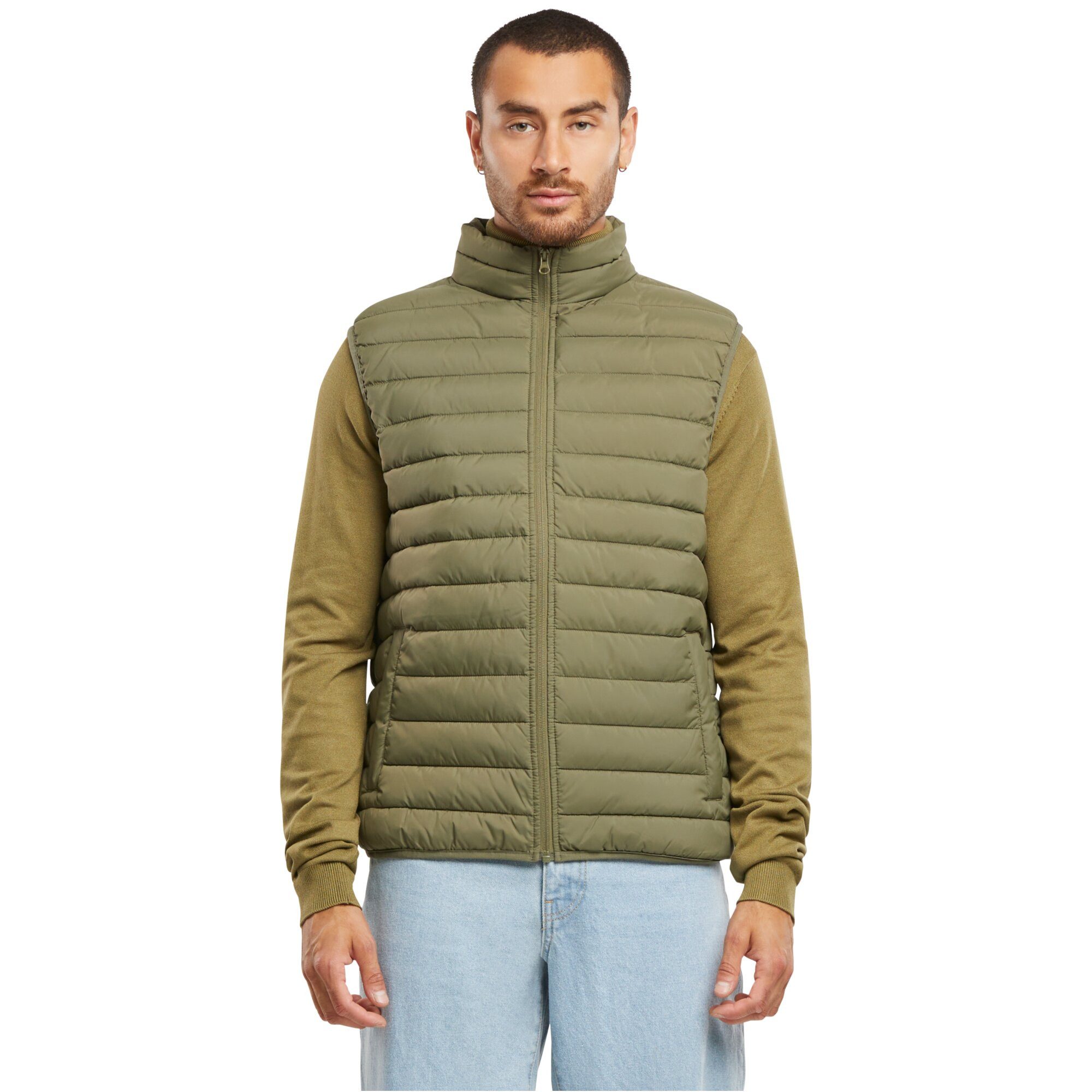 URBAN CLASSICS Steppweste Urban Classics Basic Light Weigh Vest (Steppweste, Weste)