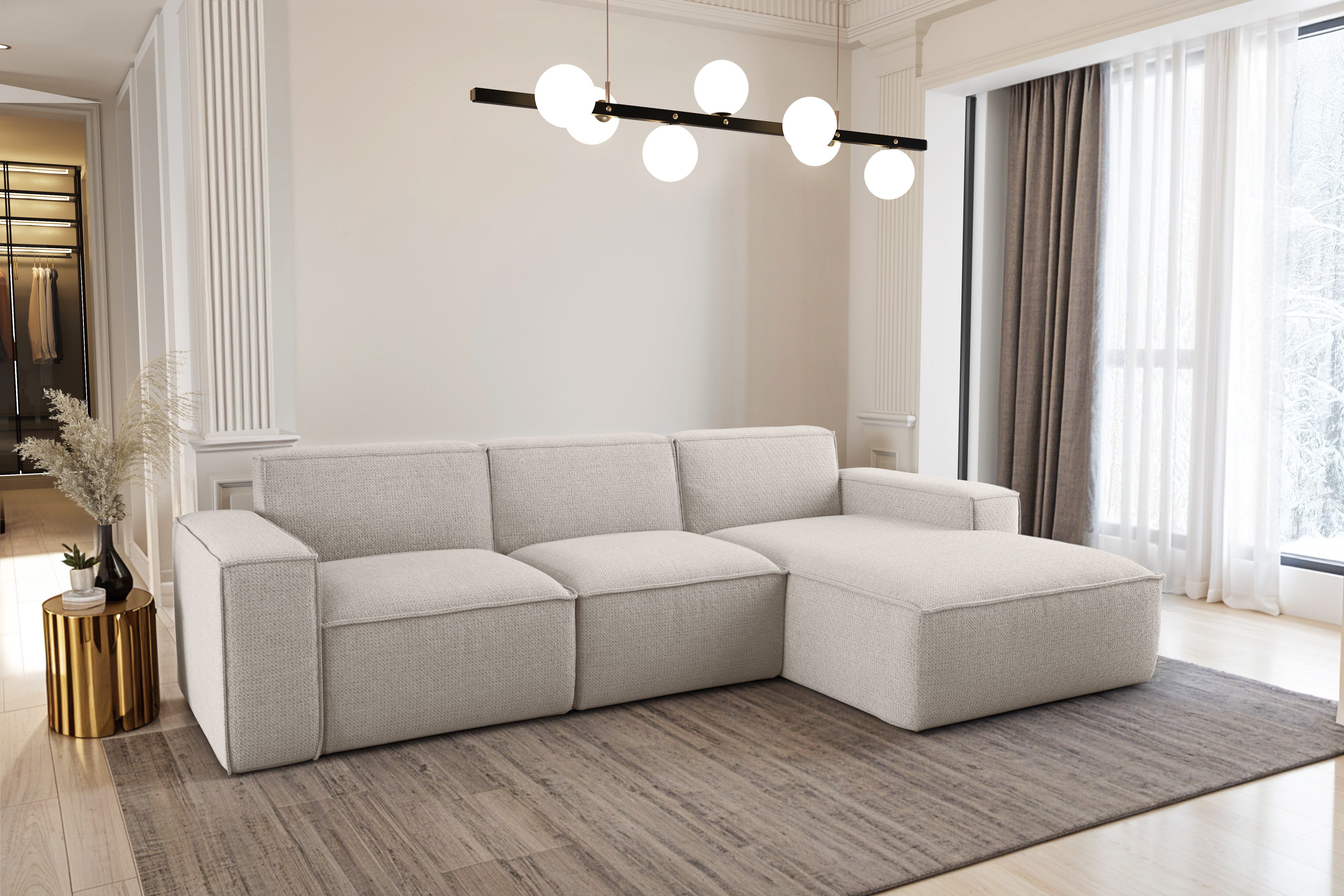 Kaiser Möbel Ecksofa Eckcouch L form, günstig online kaufen