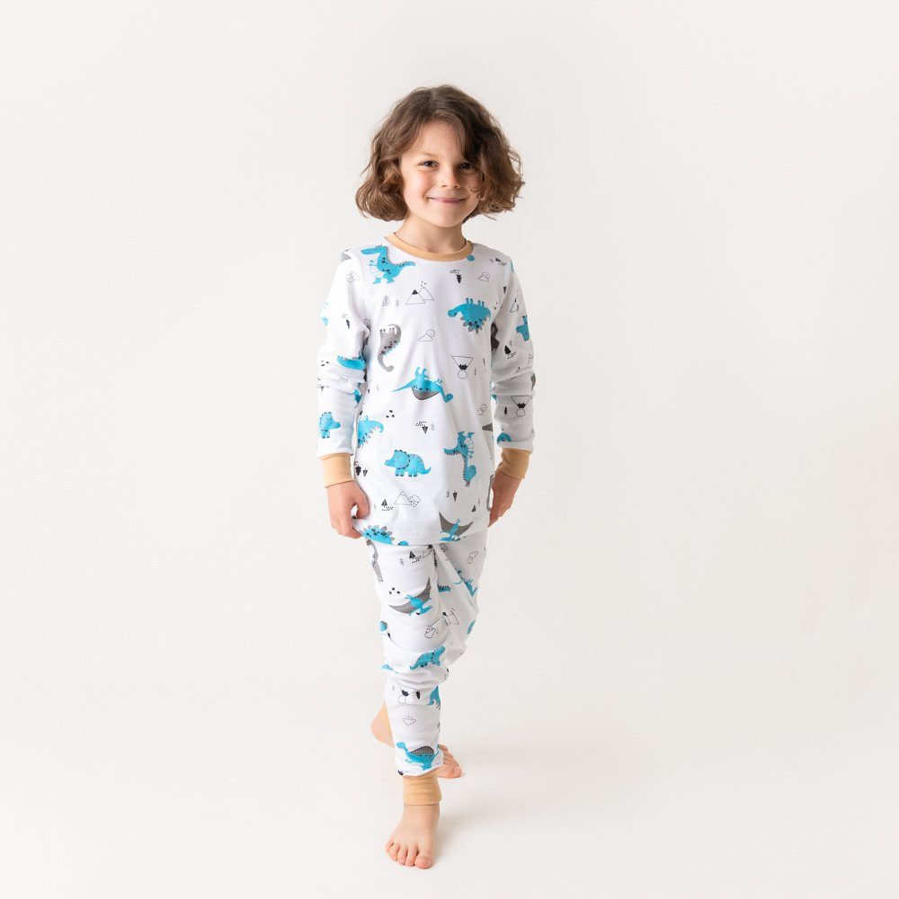 Baumwolle zertifiziert Schlummersack aus Jurassic Pyjama Bio OEKO-TEX Kinder-Pyjama