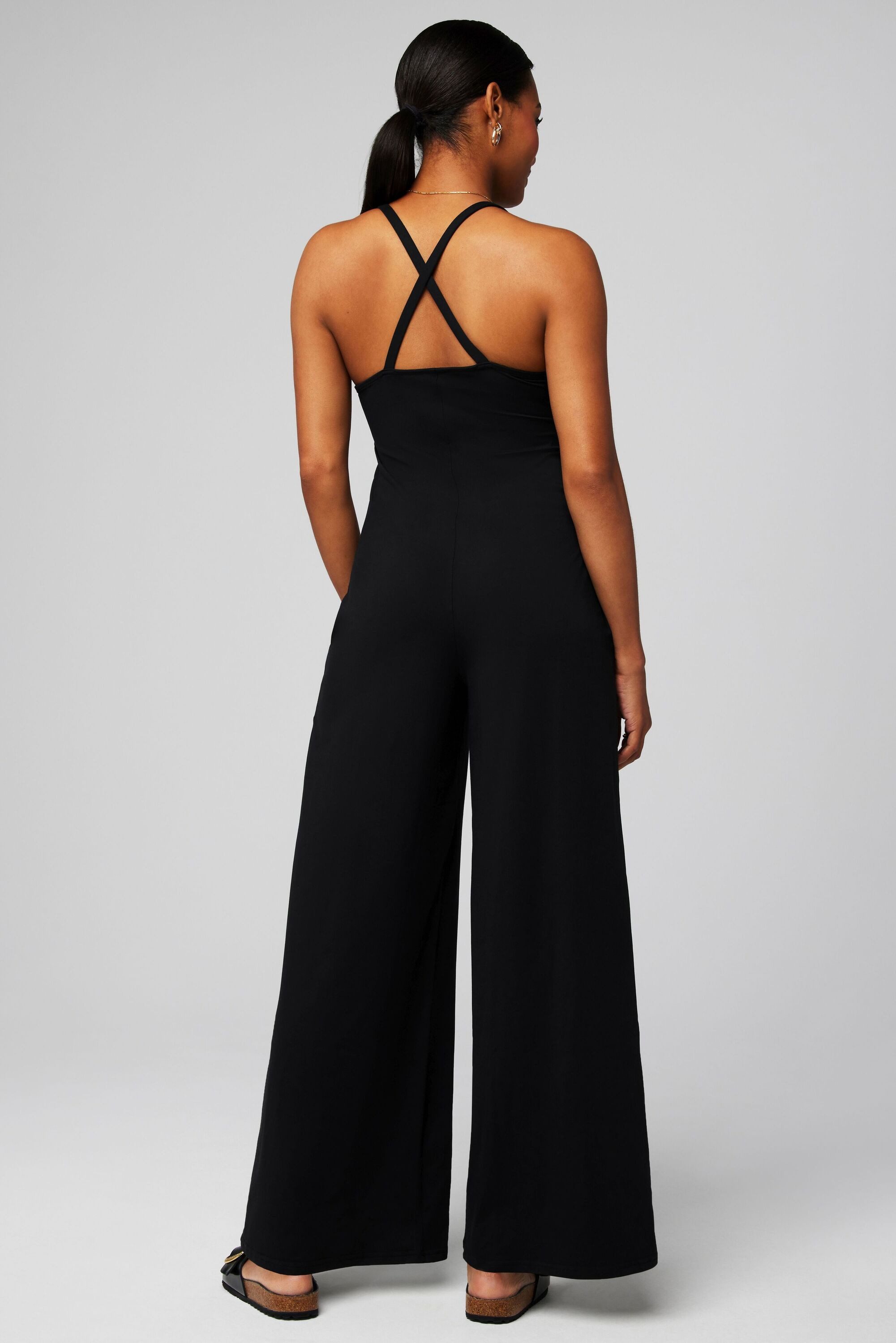Fabletics Jumpsuit CLOUD JERSEY WIDE LEG ONESIE (1-tlg) mit weitem Bein