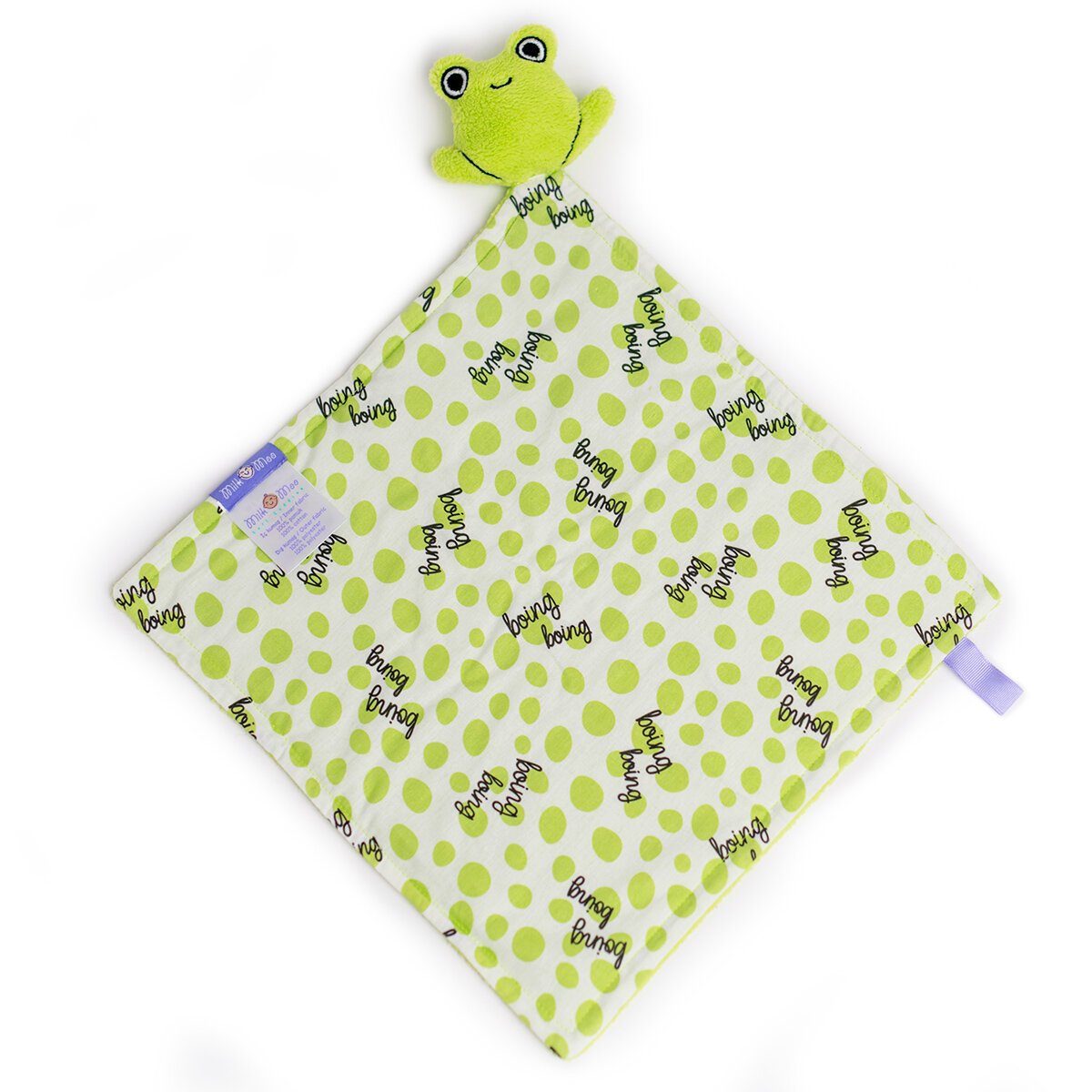 Frog Babydecke Schnuffeltuch Cacha für MILK&MOO Baby, Milk&Moo