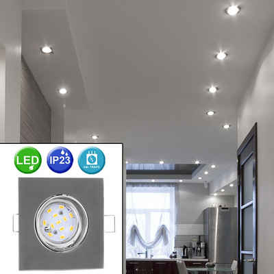 Paulmann LED Einbaustrahler, LED Einbaustrahler Decken Spot Leuchte Wohnraum Lampe Beleuchtung Paulmann 927.72
