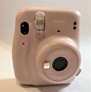 1A PHOTO PORST Fujifilm Instax Mini 11 blush pink+Tasche+Film Sofortbildkamera