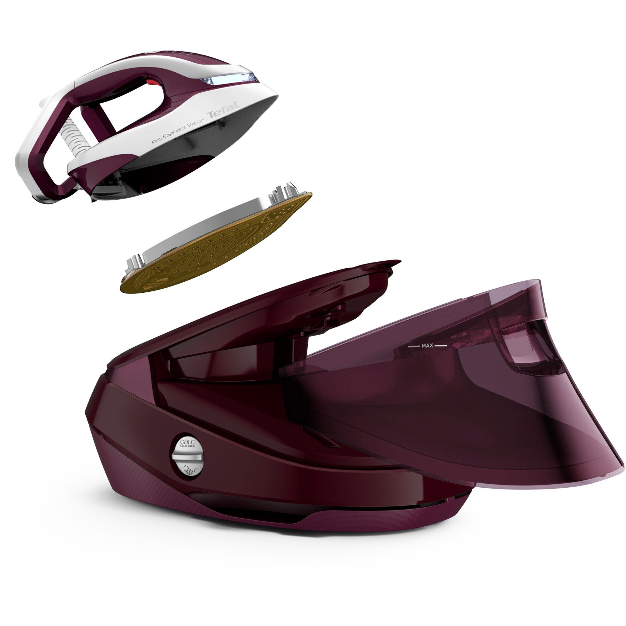 Tefal Dampfbügeleisen Tefal Pro Express Vision GV9810, Dampfbügelstation