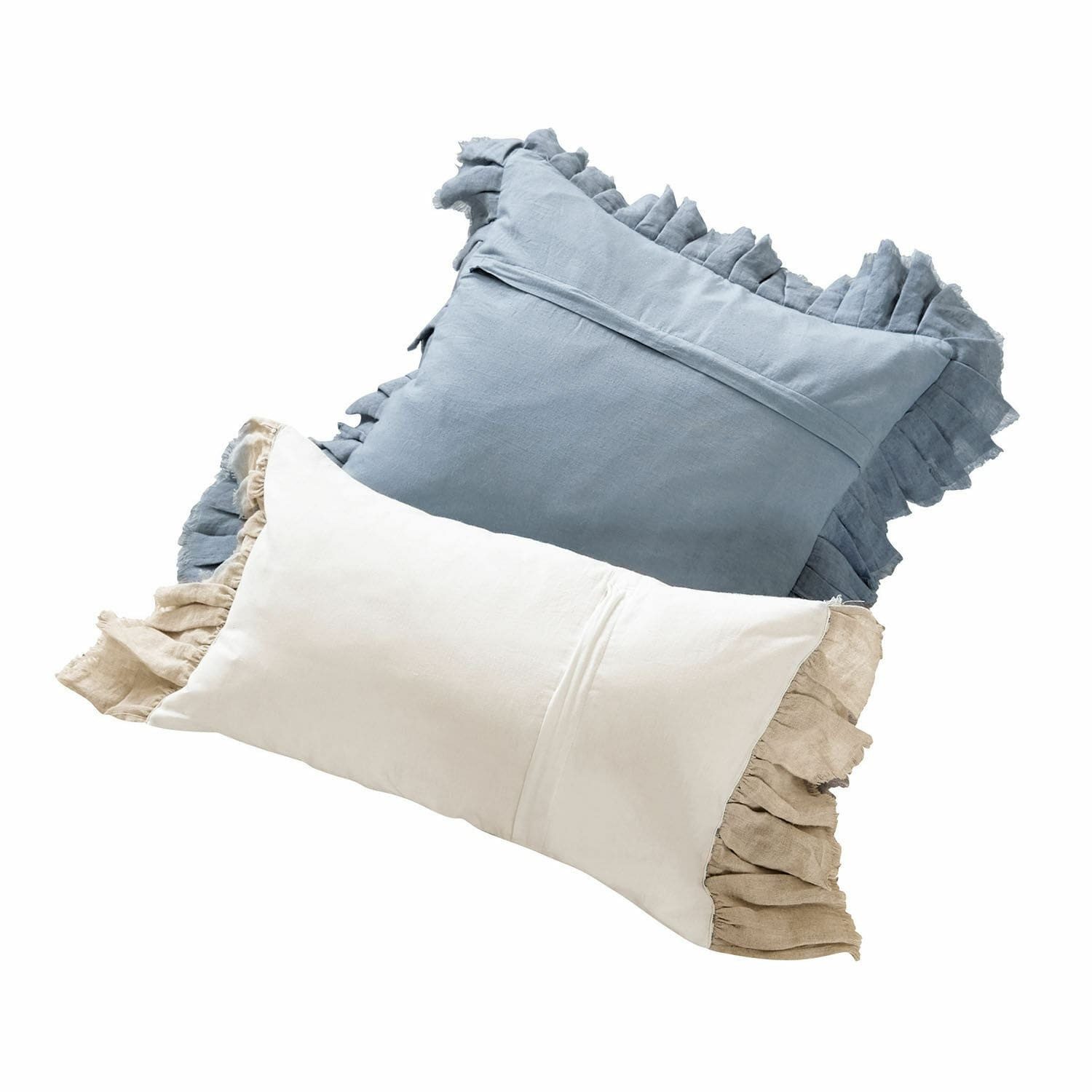 Mirabeau Kissenhülle Kissenhülle 2er Set Alexane blau/weiß günstig online kaufen