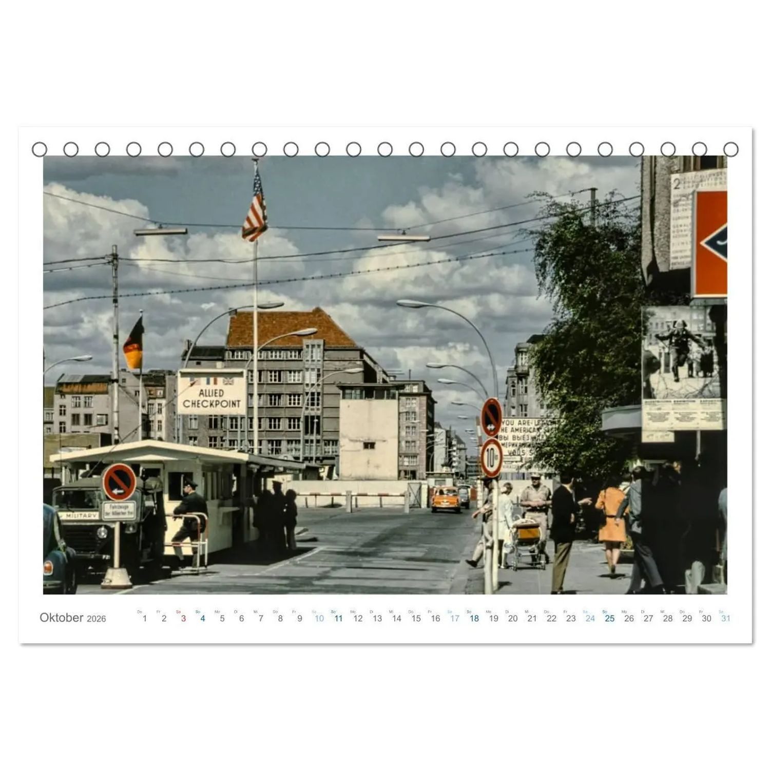 CALVENDO Monatskalender Berlin - Historische Ansichten (Tischkalender 2026 DIN A5 quer),...