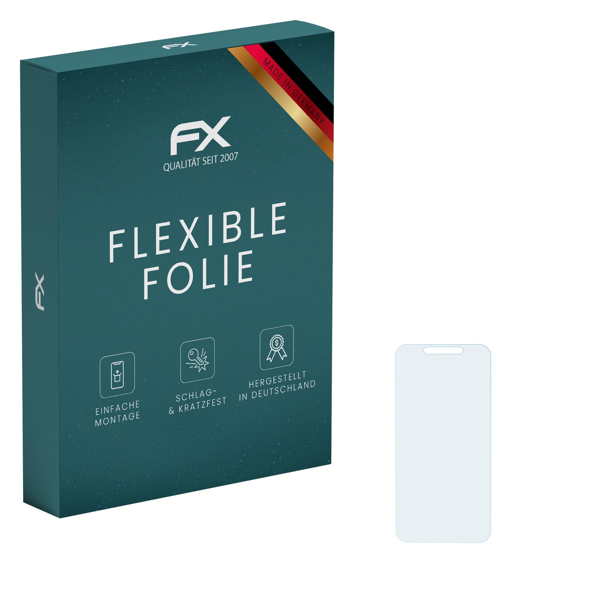atFoliX Schutzfolie Displayschutzfolie für Elephone A5, (3 Folien), Ultraklar und flexibel