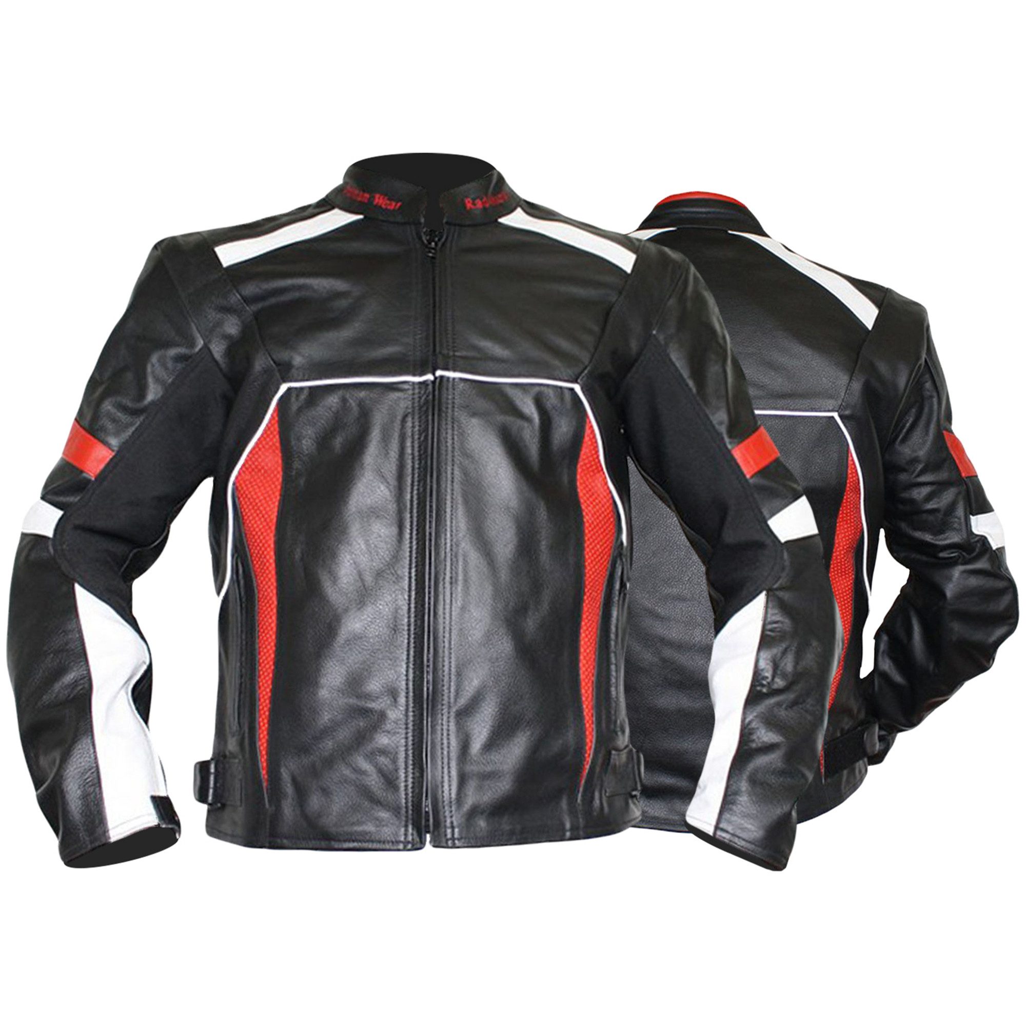 German Wear Lederjacke GW408J Motorradjacke Rindsleder lederjacke