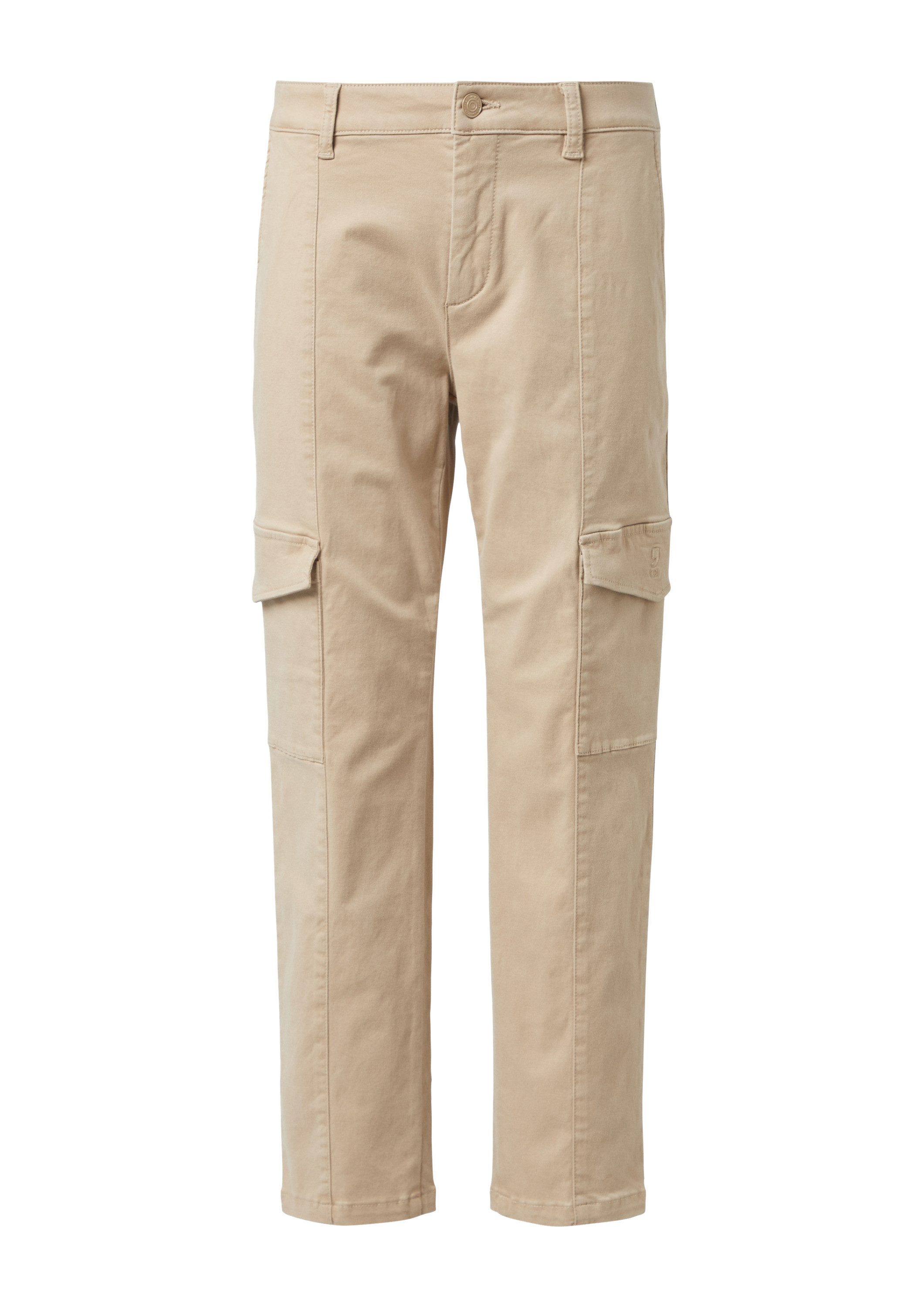 comma Chinos Hose Cargohose mit schmal zulaufendem Bein
