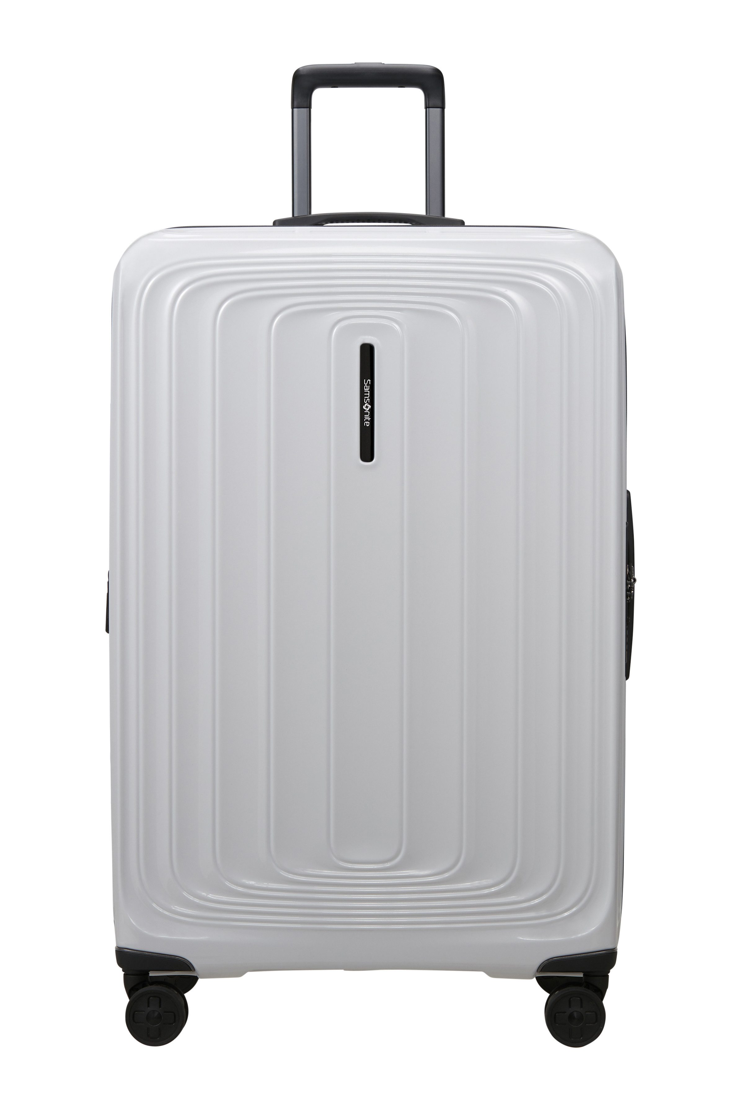Samsonite Hartschalen-Trolley 2WANDER, 4 Rollen, aus robustem Polycarbonat, mit Adressetikett und Dehnfalte