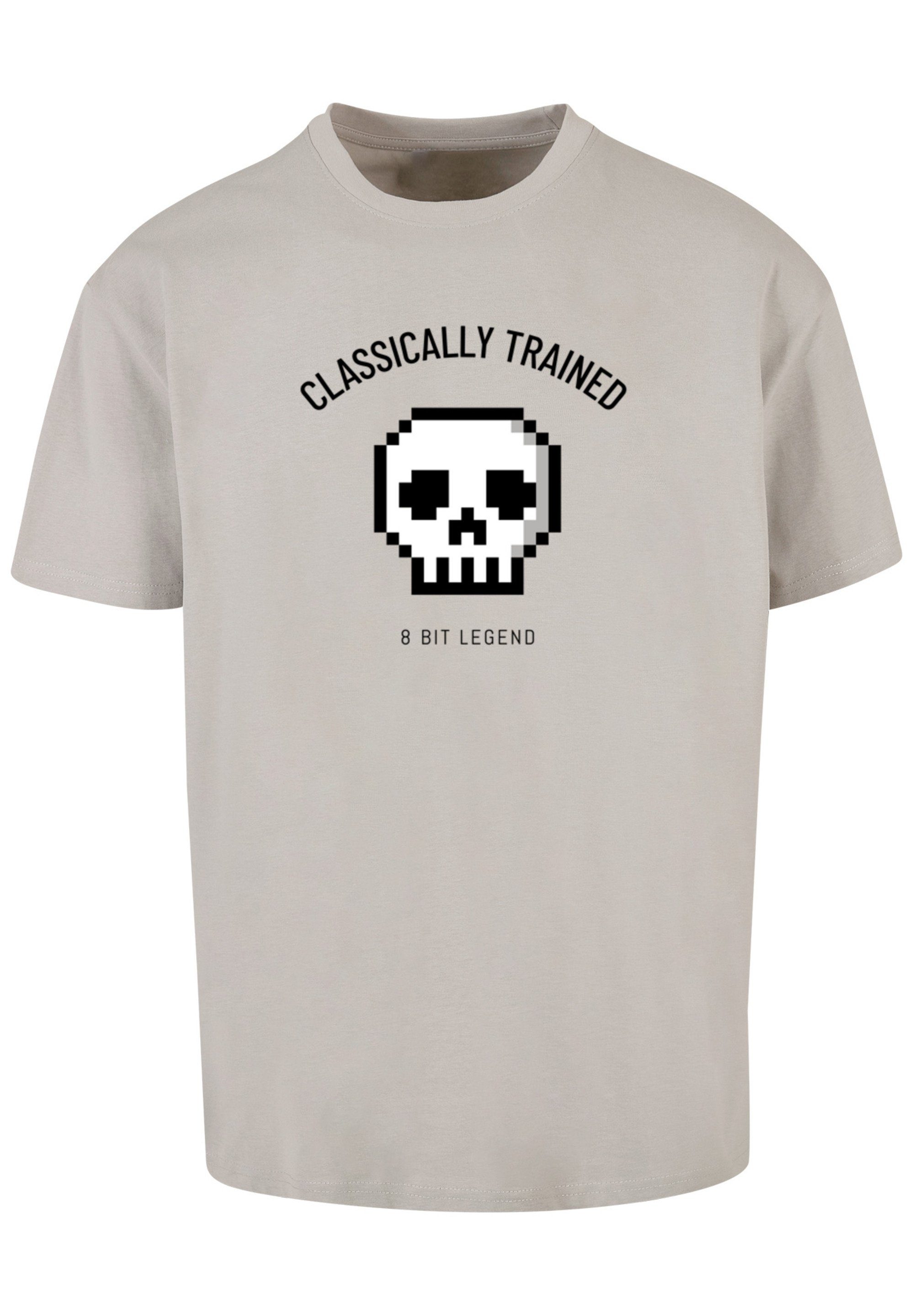 F4NT4STIC T-Shirt Classically Gaming lightasphalt Retro SEVENSQUARED Print Trained