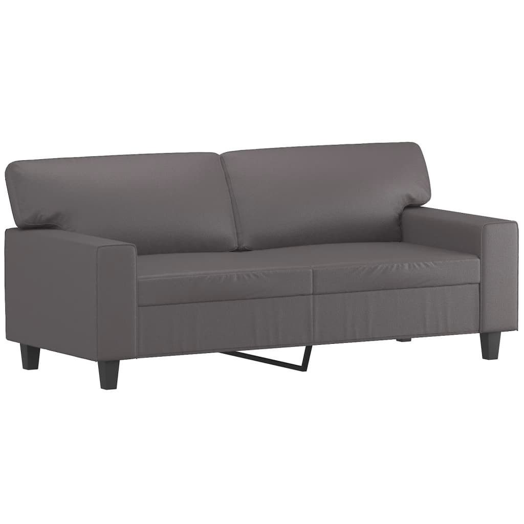 vidaXL Sofa, 2-Sitzer-Sofa Grau 140 cm günstig online kaufen