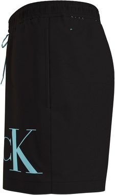 Calvin Klein Swimwear Badeshorts MEDIUM DRAWSTRING mit kontrastfarbenem Logo