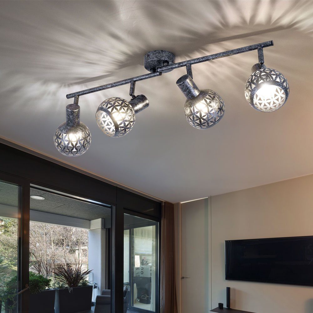 GLOBO LIGHTING Deckenspot, Leuchtmittel nicht inklusive, Deckenleuchte grau günstig online kaufen