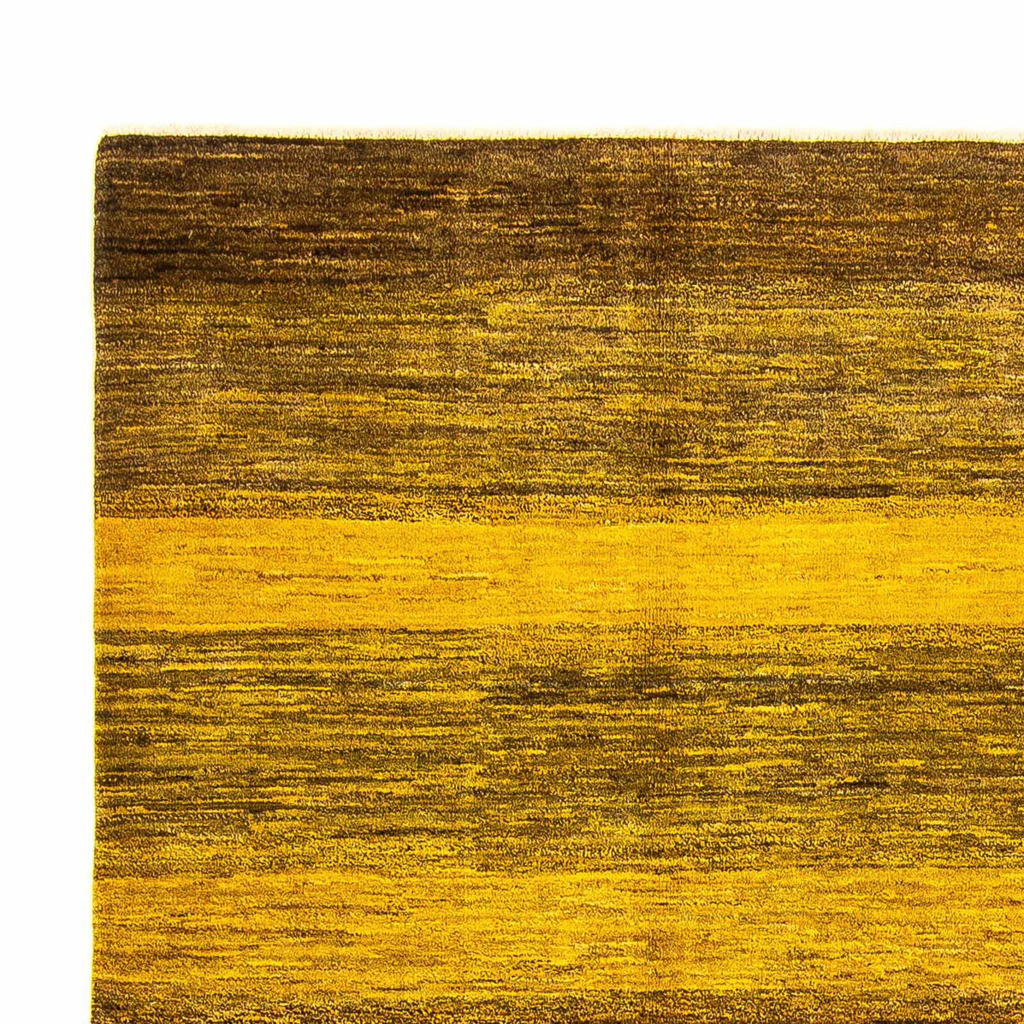 Handgeknüpft, x Gabbeh rechteckig, Höhe: 18 morgenland, mehrfarbig, Wohnzimmer, - mm, Zertifikat - Einzelstück Indus - Wollteppich cm mit 313 238