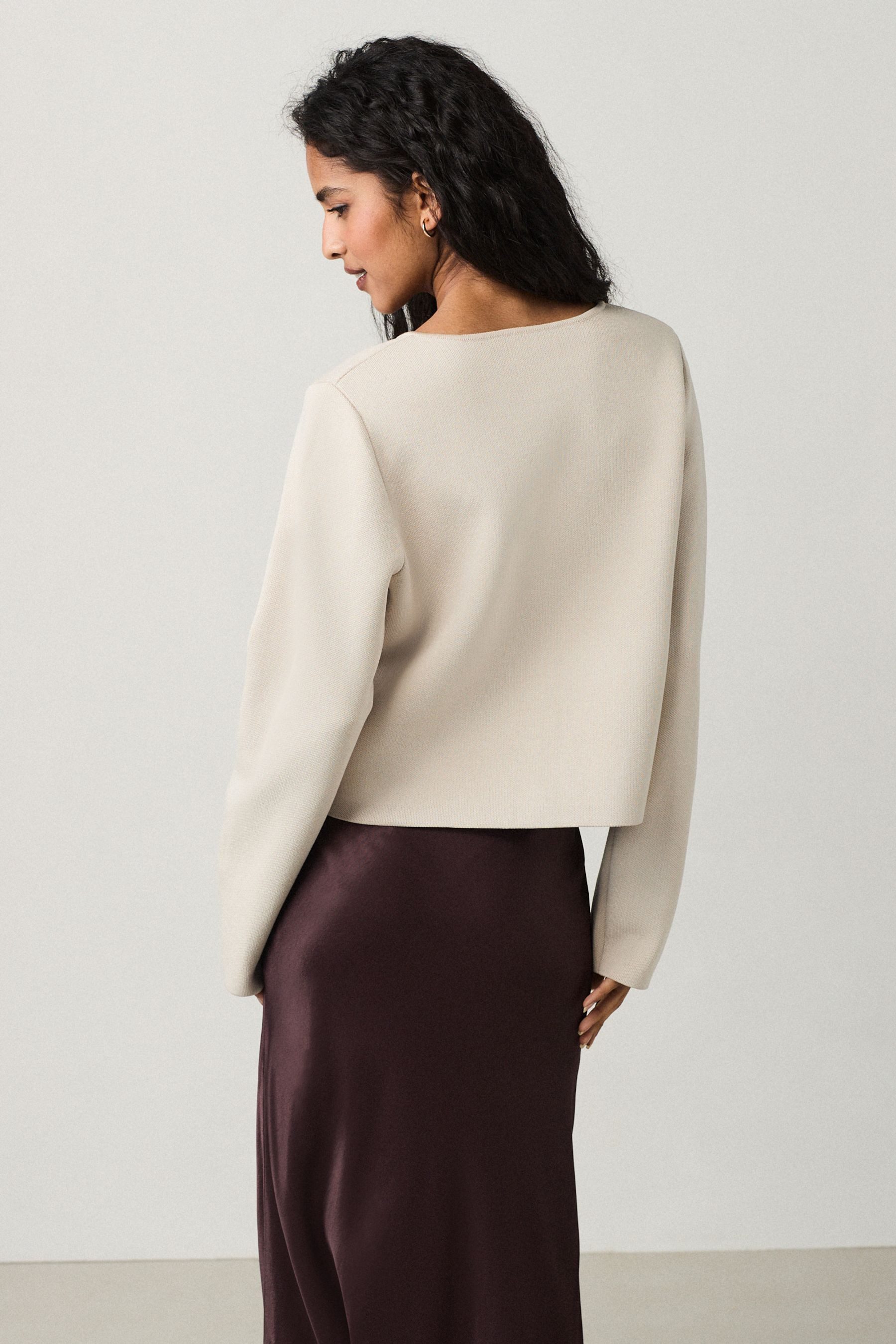 Next Kurzjacke Elegante, gestrickte Jacke mit günstig online kaufen
