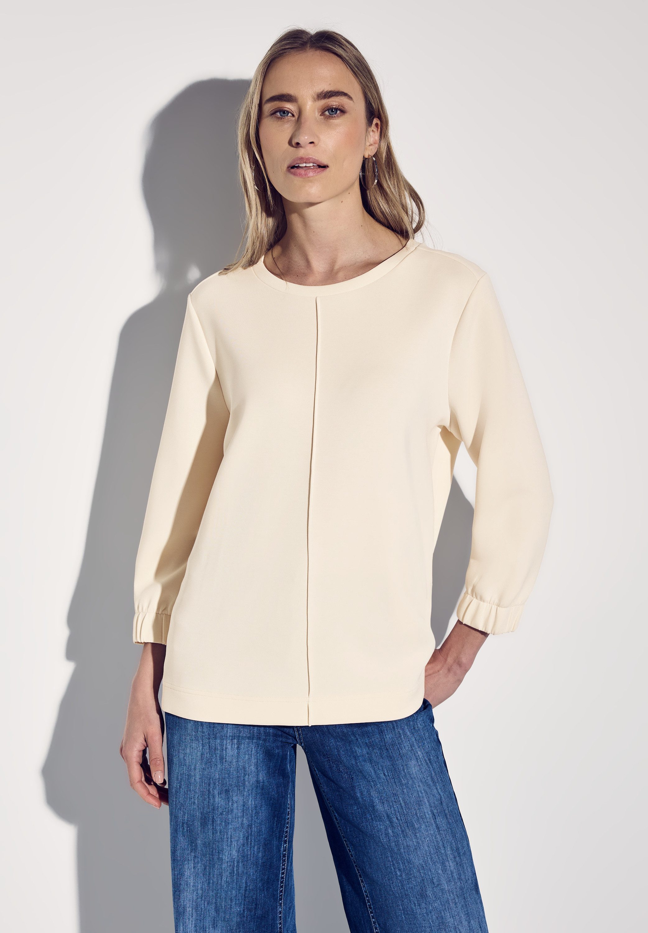 STREET ONE Sweater mit 3/4-Arm mit günstig online kaufen