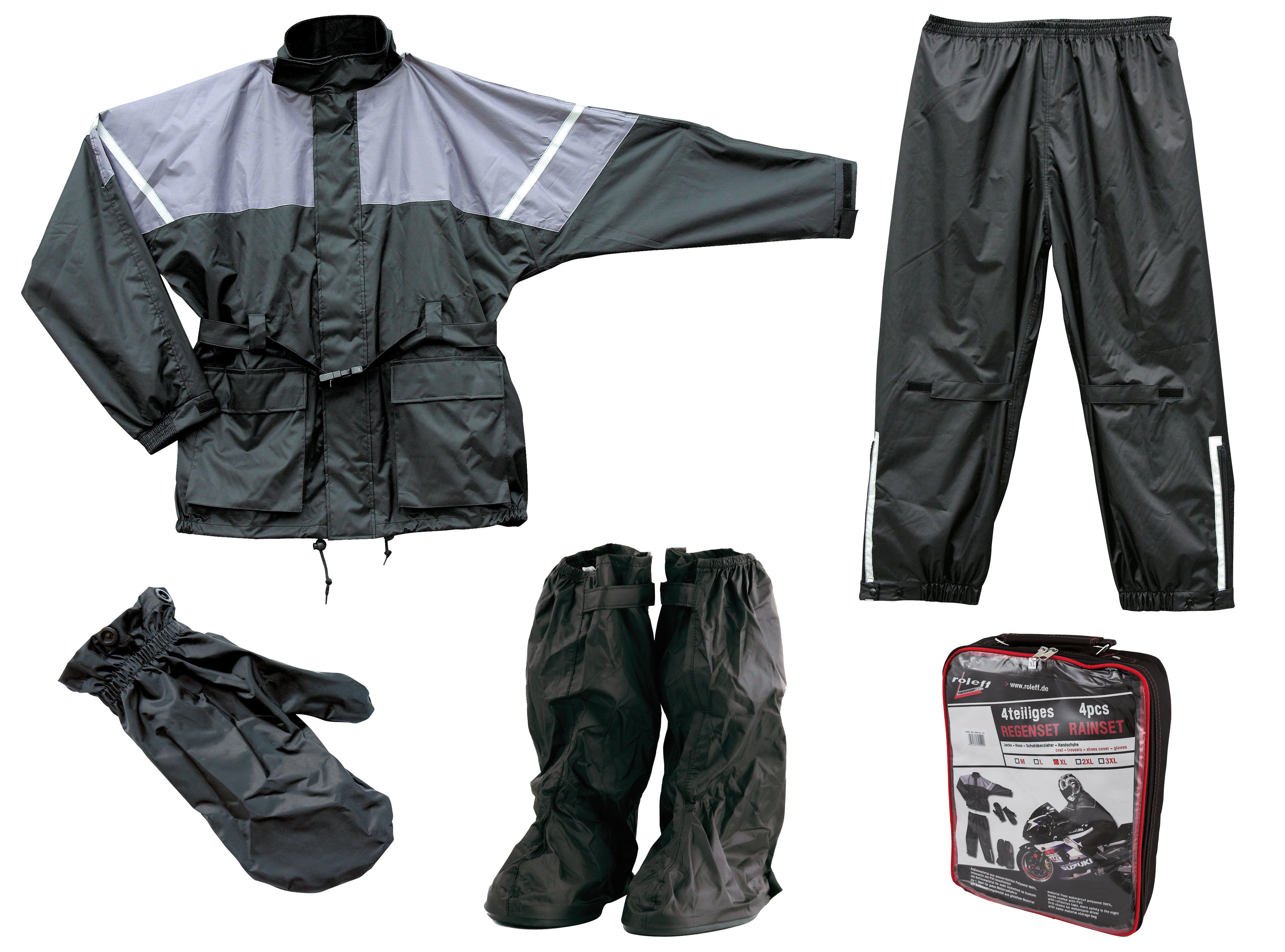 roleff Regenjacke RO1005 –Regenset mit Jacke, Hose, Handschuh und Stiefelüb günstig online kaufen