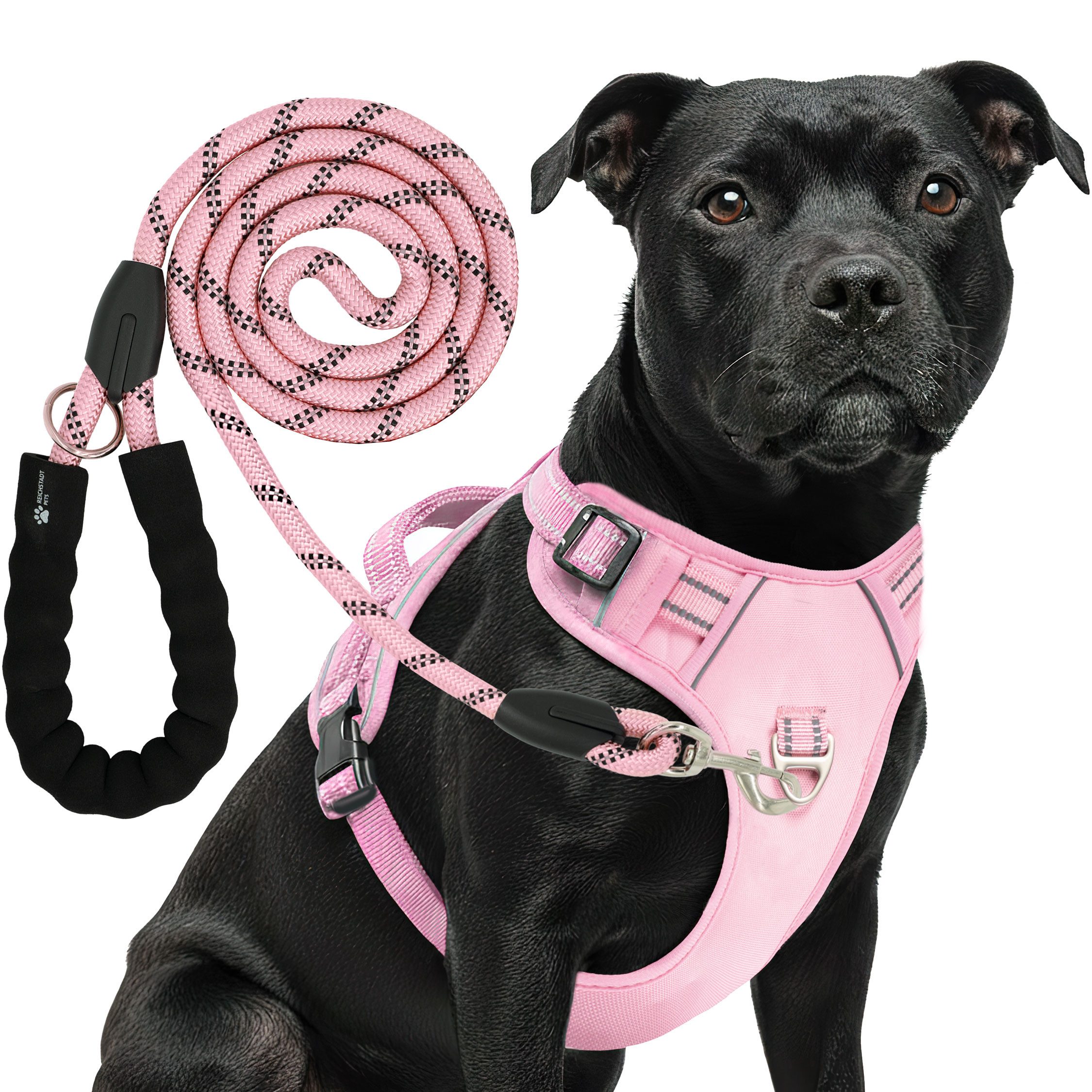 Reichstadt Hunde-Geschirr RS Pets Hundegeschirr & Leinen Set 25RSP083-4, Polyester, atmungsaktives Netzgewebe und robuster Oxford-Stoff