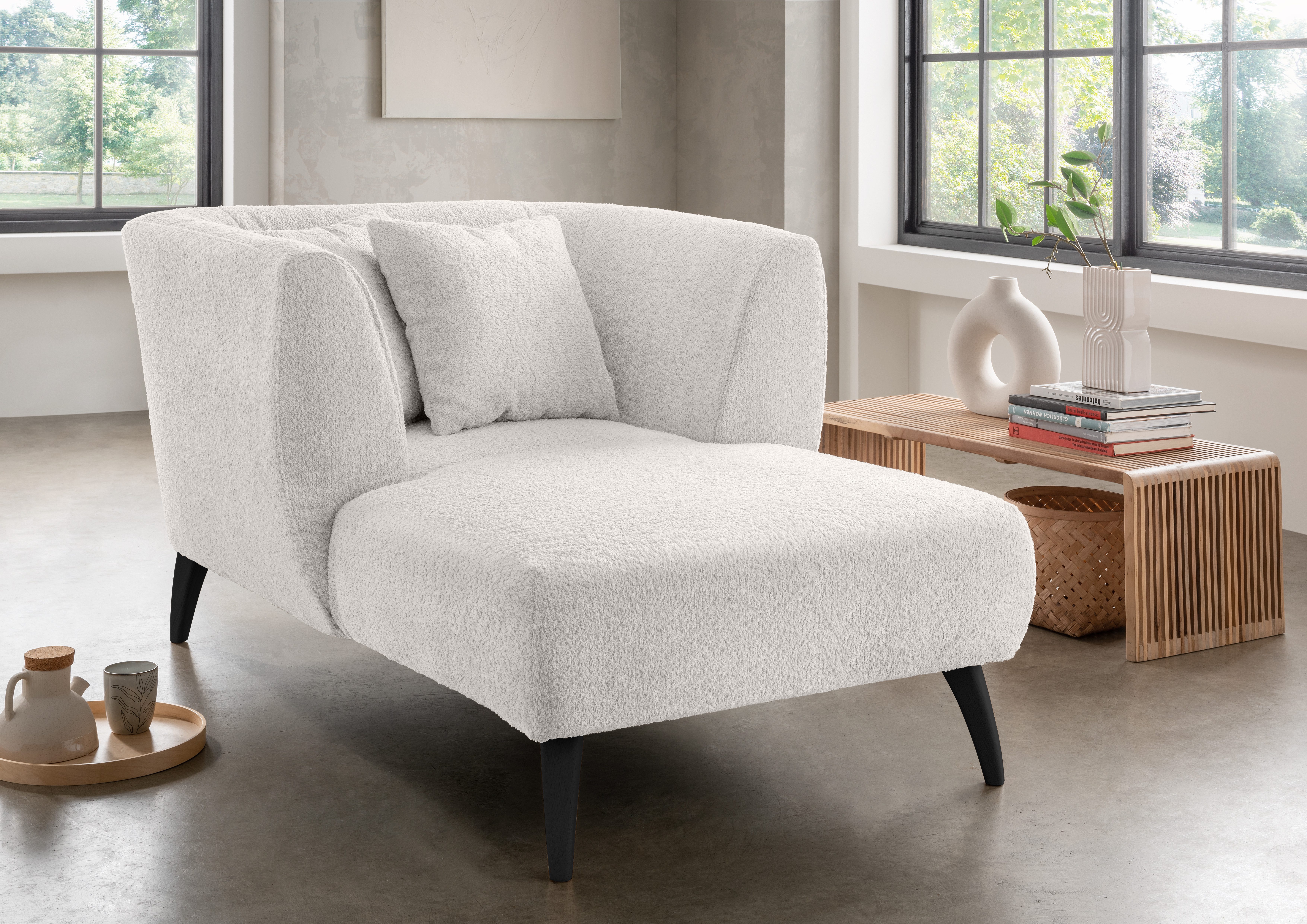 Home affaire Relaxsessel Lazio modern und bequem, schmale Armlehnen, tolle Detailverarbeitung