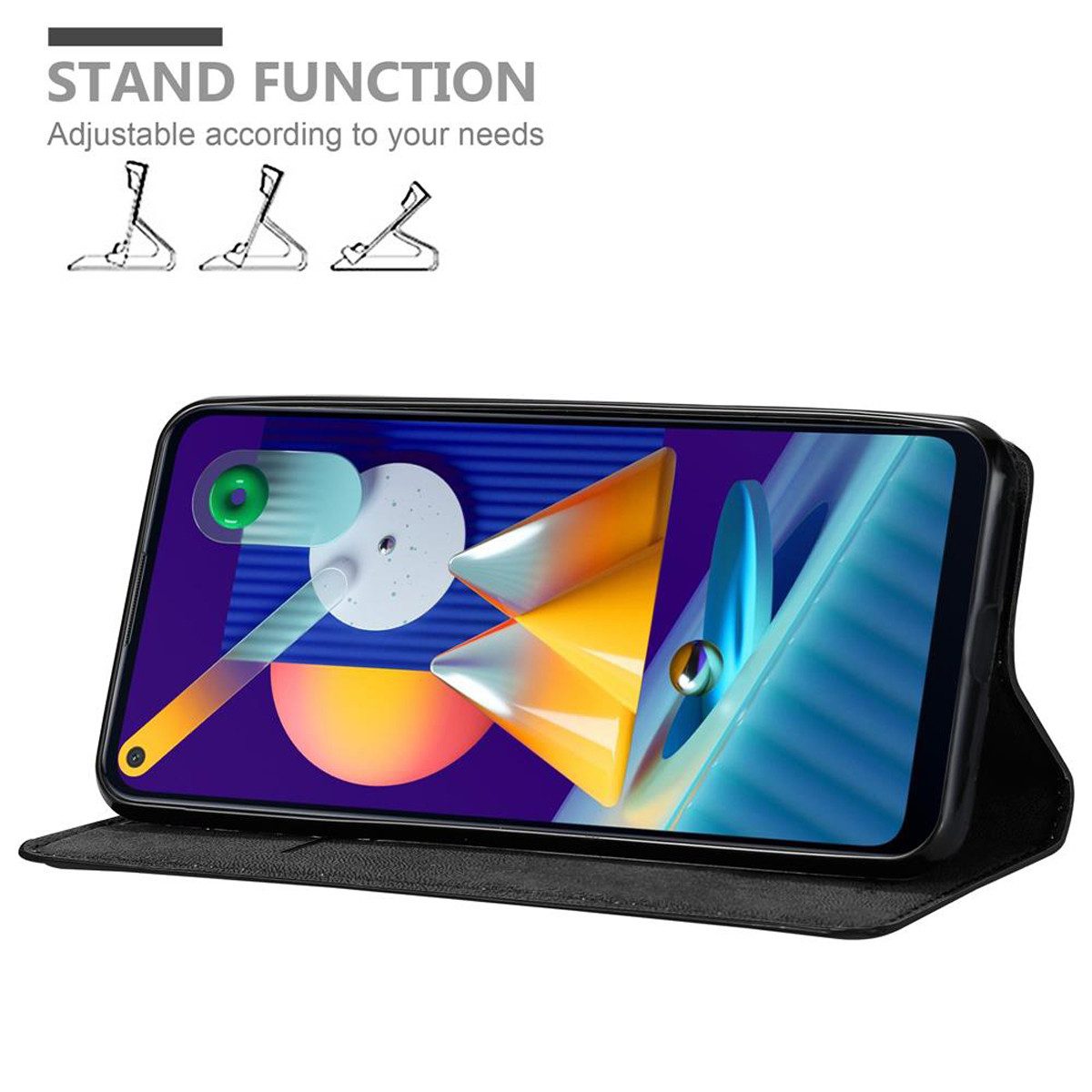 Cadorabo Handyhülle für Samsung Galaxy A11 / M11 Hülle Samsung Galaxy A11 / M11, Hülle Schutzhülle mit Standfunktion, Magnetverschluss und Kartenfach