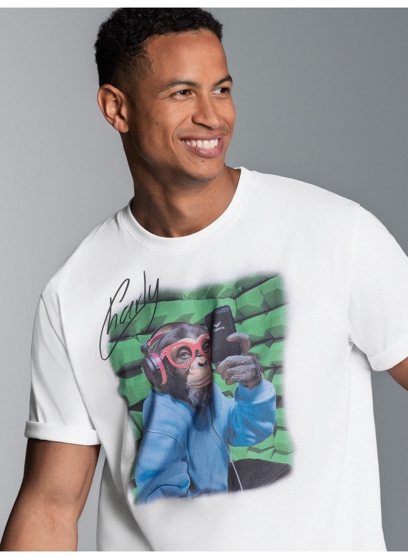 Trigema T-Shirt "TRIGEMA T-Shirt trigema Affe Charly Podcast", (1 tlg.) günstig online kaufen