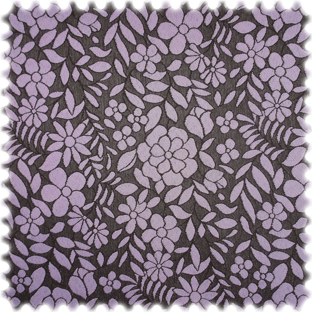Heiro Stoff AKTION Outdoor Jacquard Möbelstoff Esplanade Violett, Polsterstoff Meterware - Breite:140 cm