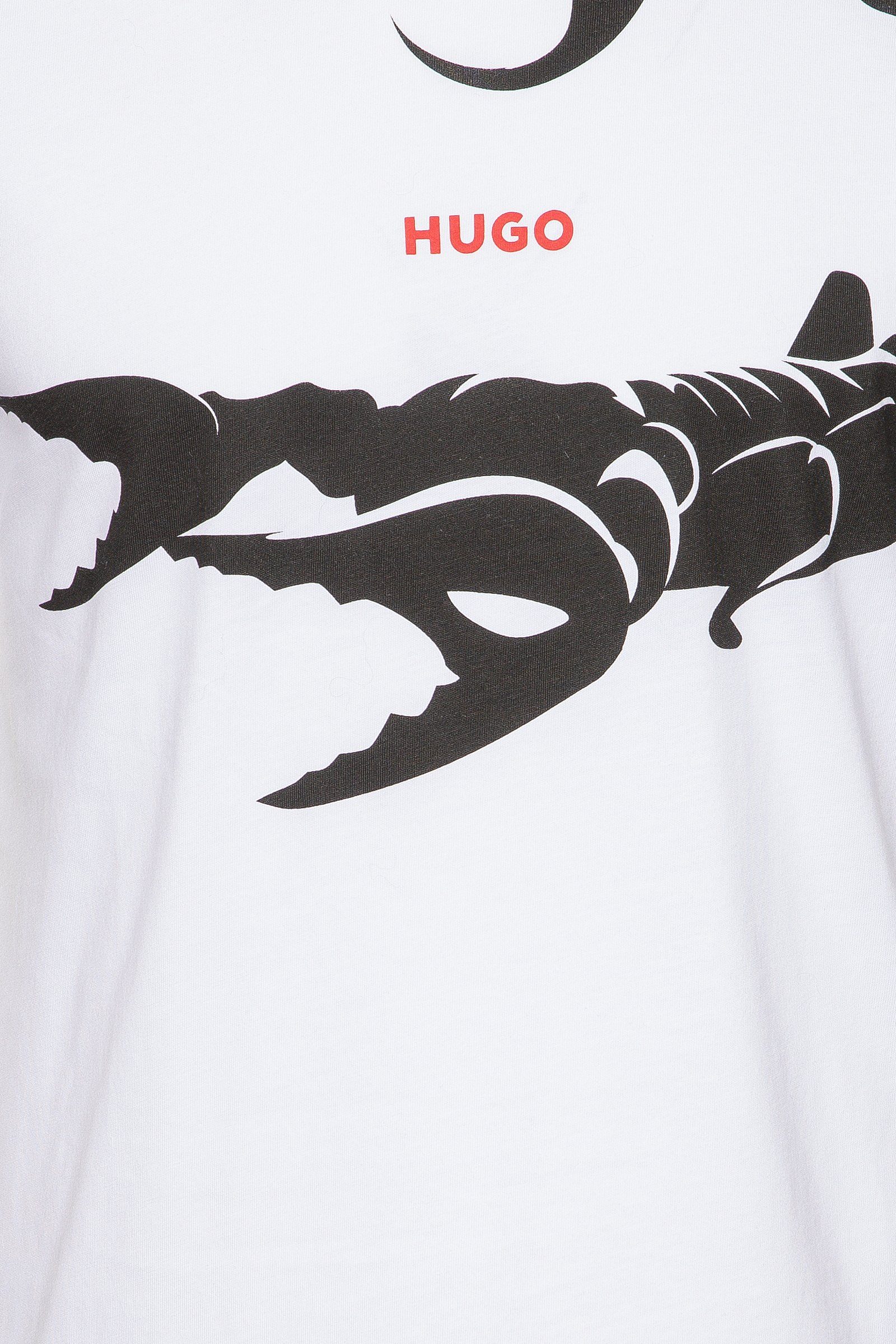HUGO T-Shirt Darpione (1-tlg) (100) Weiß