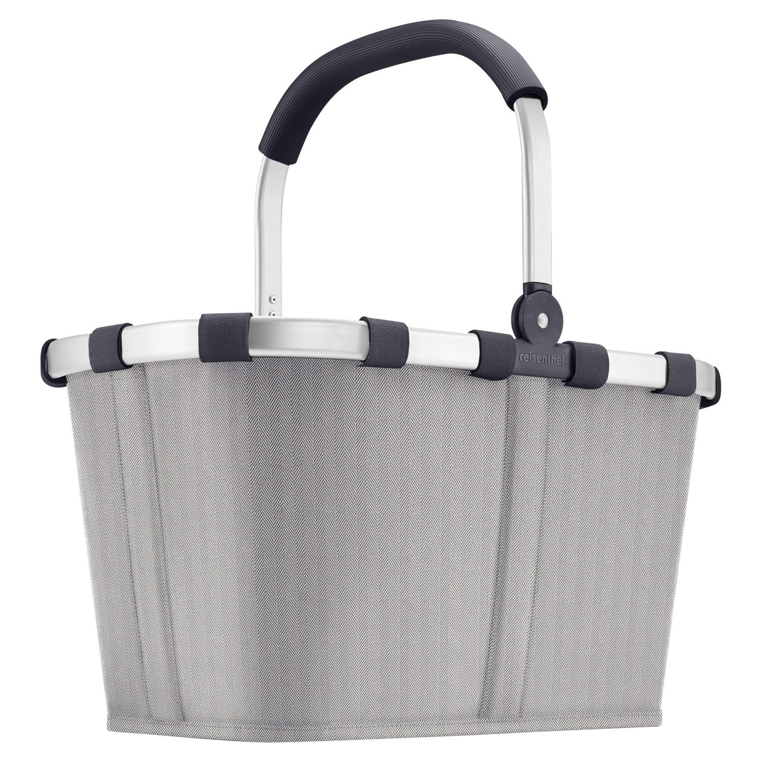 REISENTHEL® Einkaufskorb CARRYBAG, Grau, Schwarz, Aluminium, Polyester, 22 günstig online kaufen