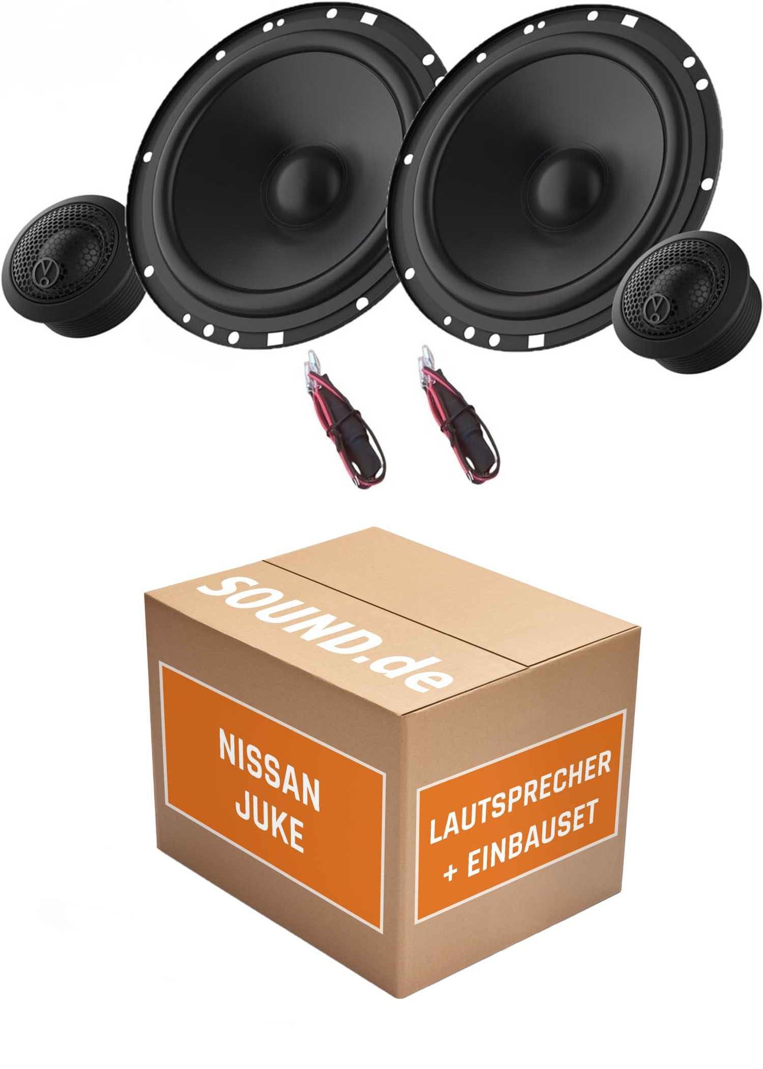 JUST SOUND best choice for caraudio Lautsprecher Boxen Set JBL Stage2 64CFS Nissan Juke 1. Generation Auto-Lautsprecher (45 W, 16 cm)