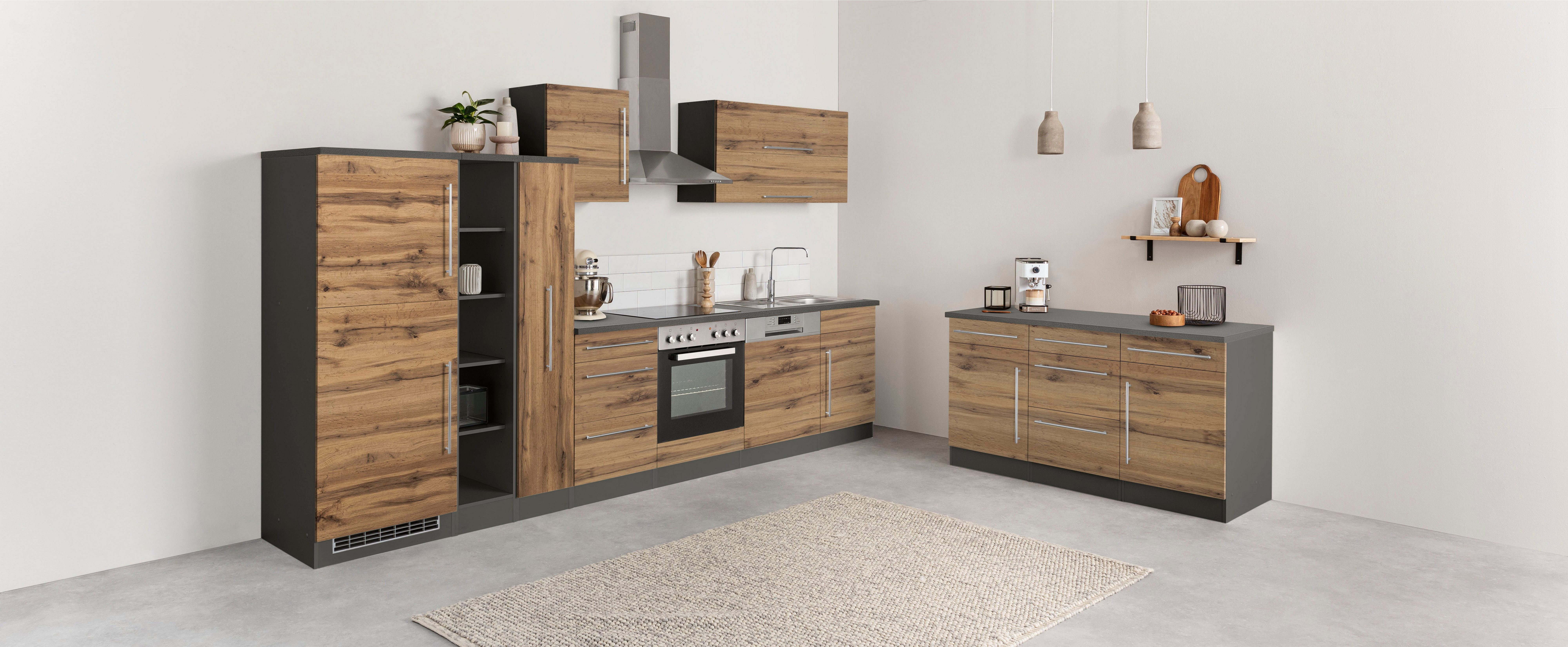 KOCHSTATION Unterschrank KS-Samos Breite 150 cm