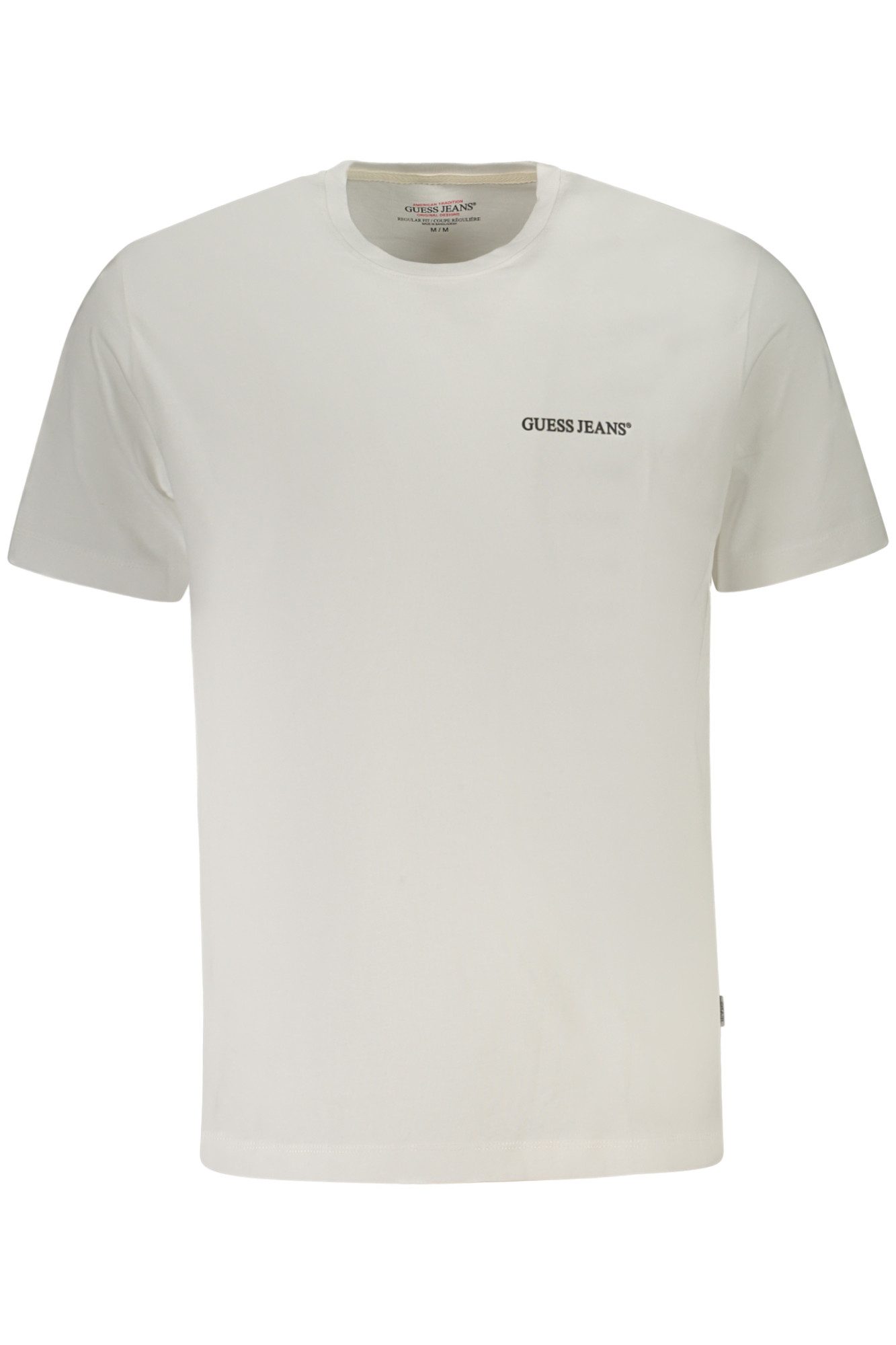 GUESS JEANS T-Shirt Weißes Herren T-Shirt – Regular Fit & Logo