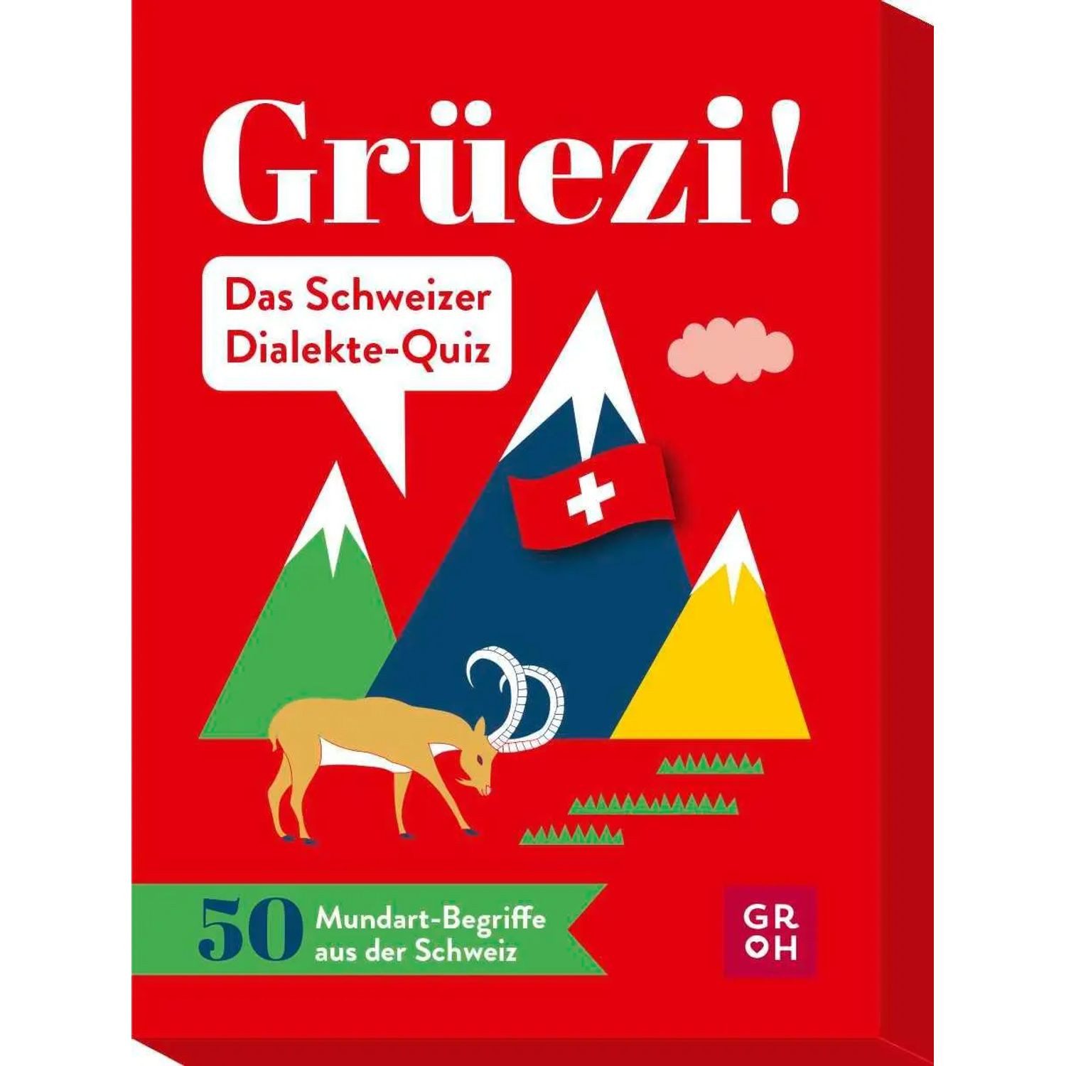 groh Verlag Spiel Grüezi! Das Schweizer Dialekte-Quiz