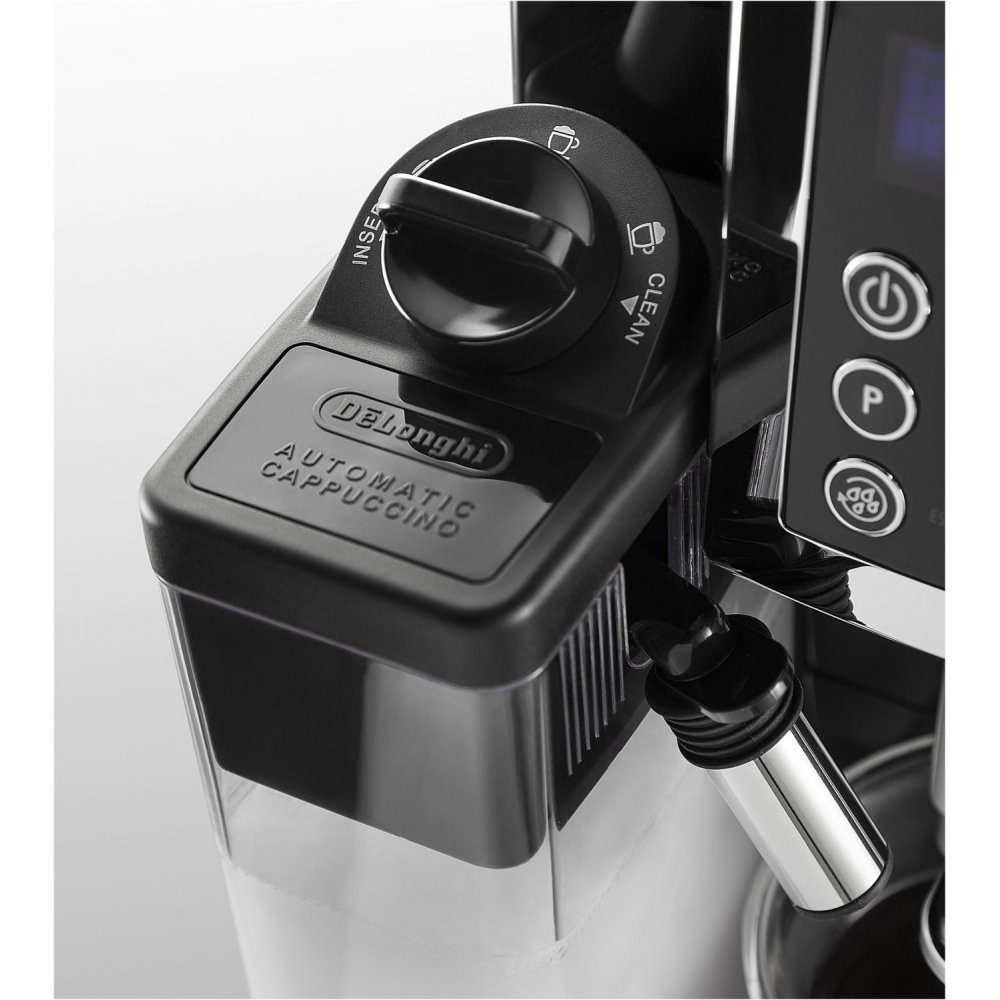 De'Longhi mit Kaffeemaschine B Mahlwerk 23.466 Espresso-/Kaffeevollautomat ECAM schwarz