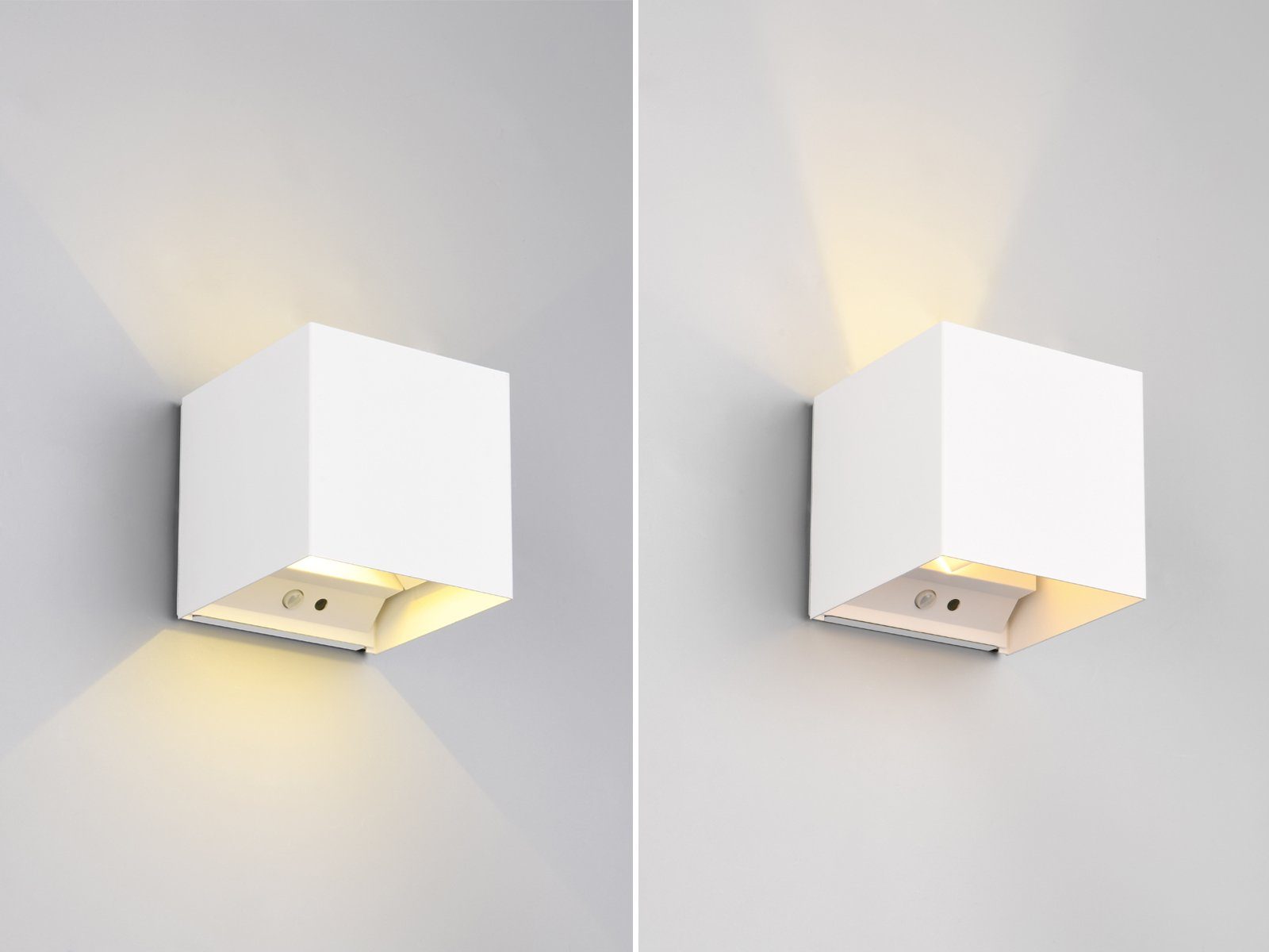 Reality Leuchten LED Außen-Wandleuchte, Bewegungsmelder, LED fest integrier günstig online kaufen