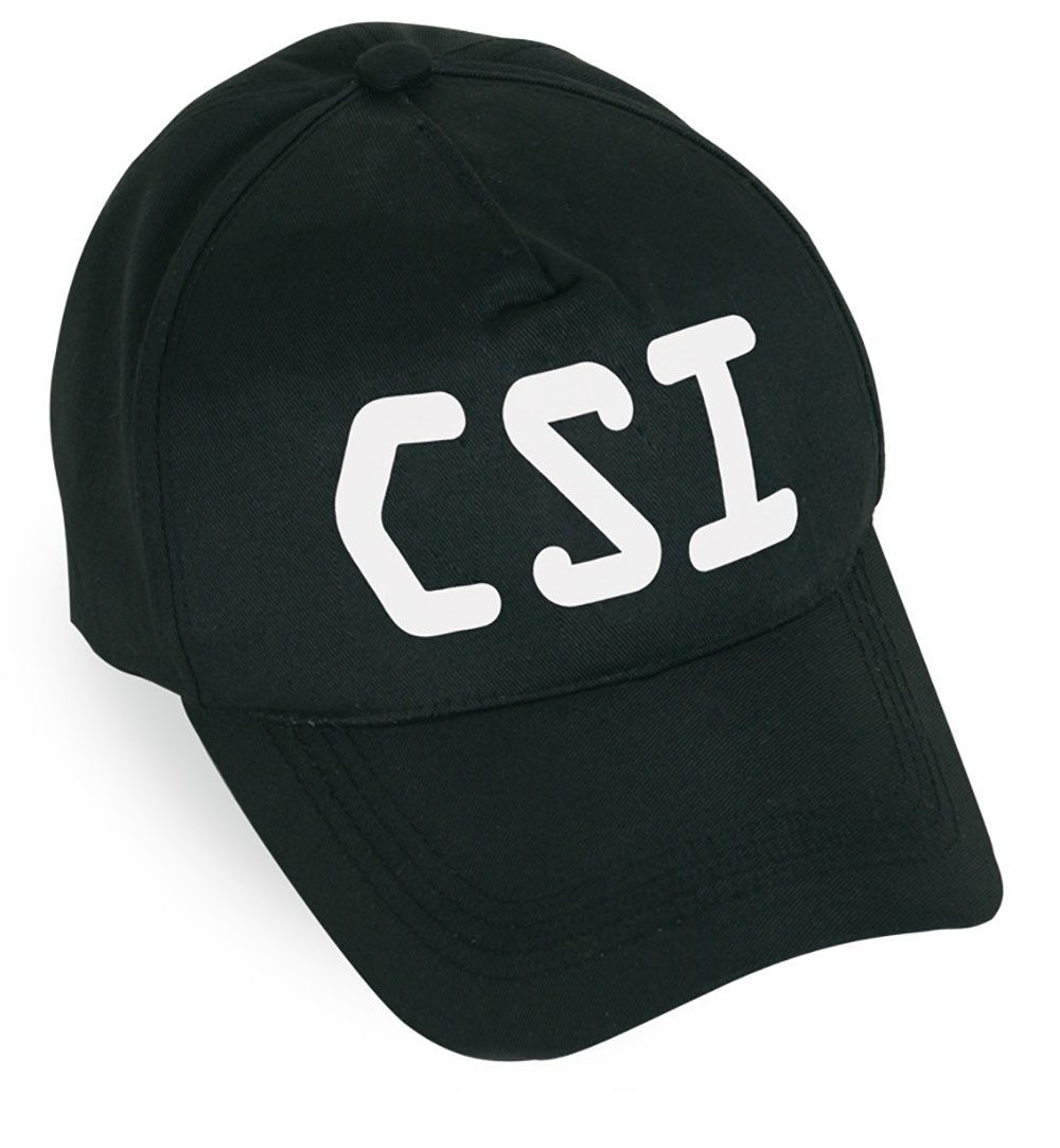 Fries Baseball Cap Herren Kinder CSI Basecap Mütze Caps Karneval Fasching Gr. 55 - 60 cm CSI Aufdruck