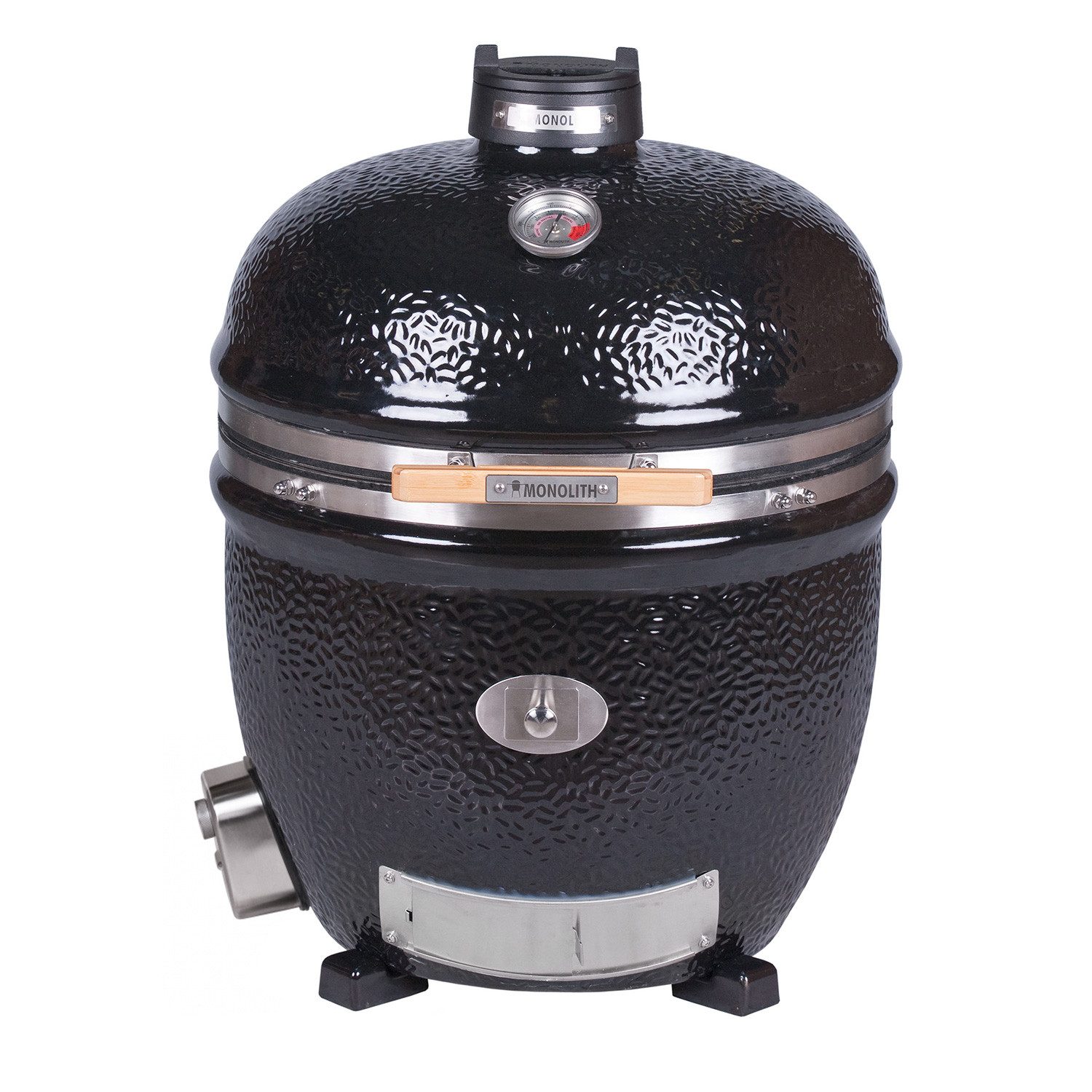 MONOLITH Keramikgrill MONOLITH LeCHEF BBQ GURU Keramikgrill PRO-Serie 2.0 Schwarz