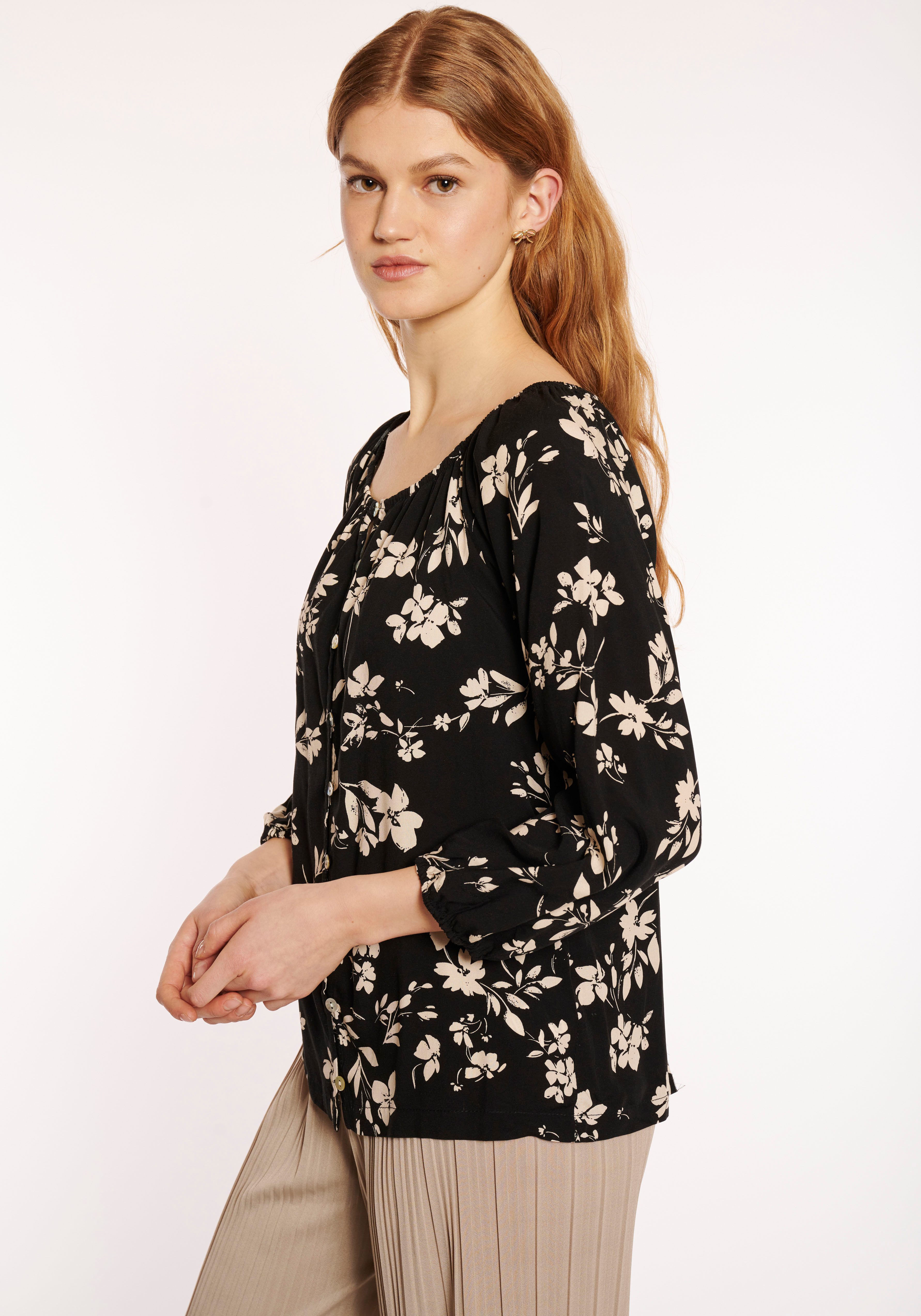 HaILY’S Druckbluse 3/4 V BL Su44na