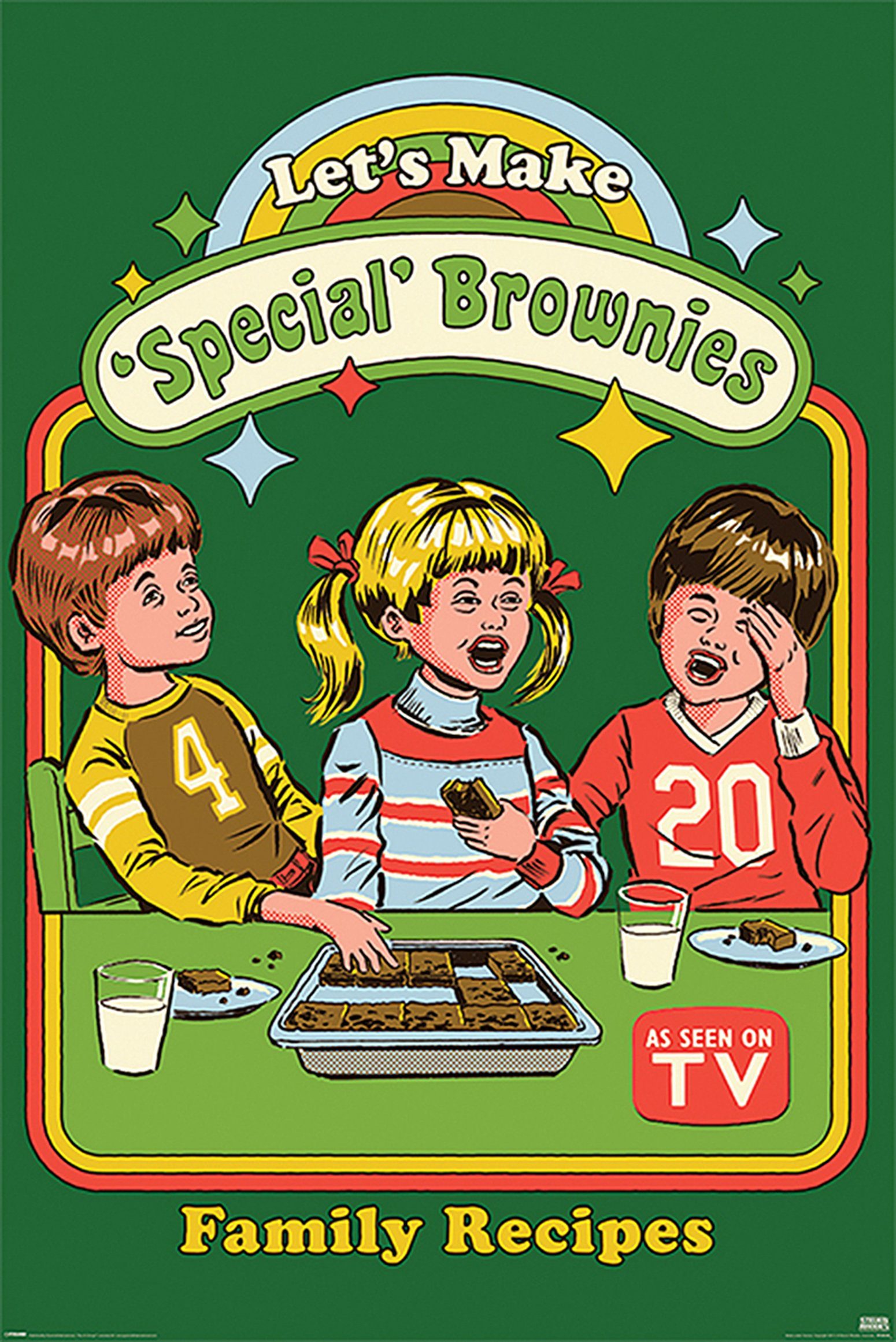 PYRAMID Плакат Steven Rhodes Плакат Let's Make Special Brownies 61 x 91,5
