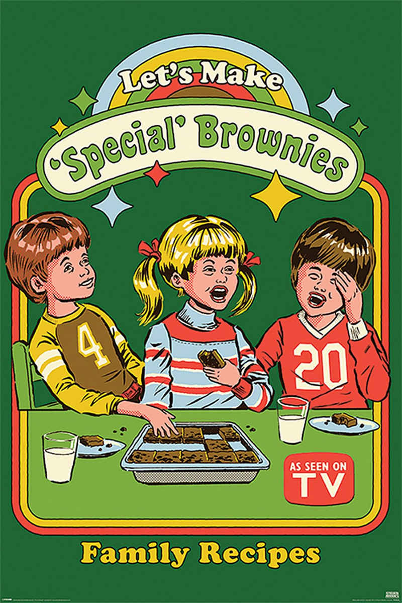 PYRAMID Poster Steven Rhodes Poster Let's Make Special Brownies 61 x 91,5